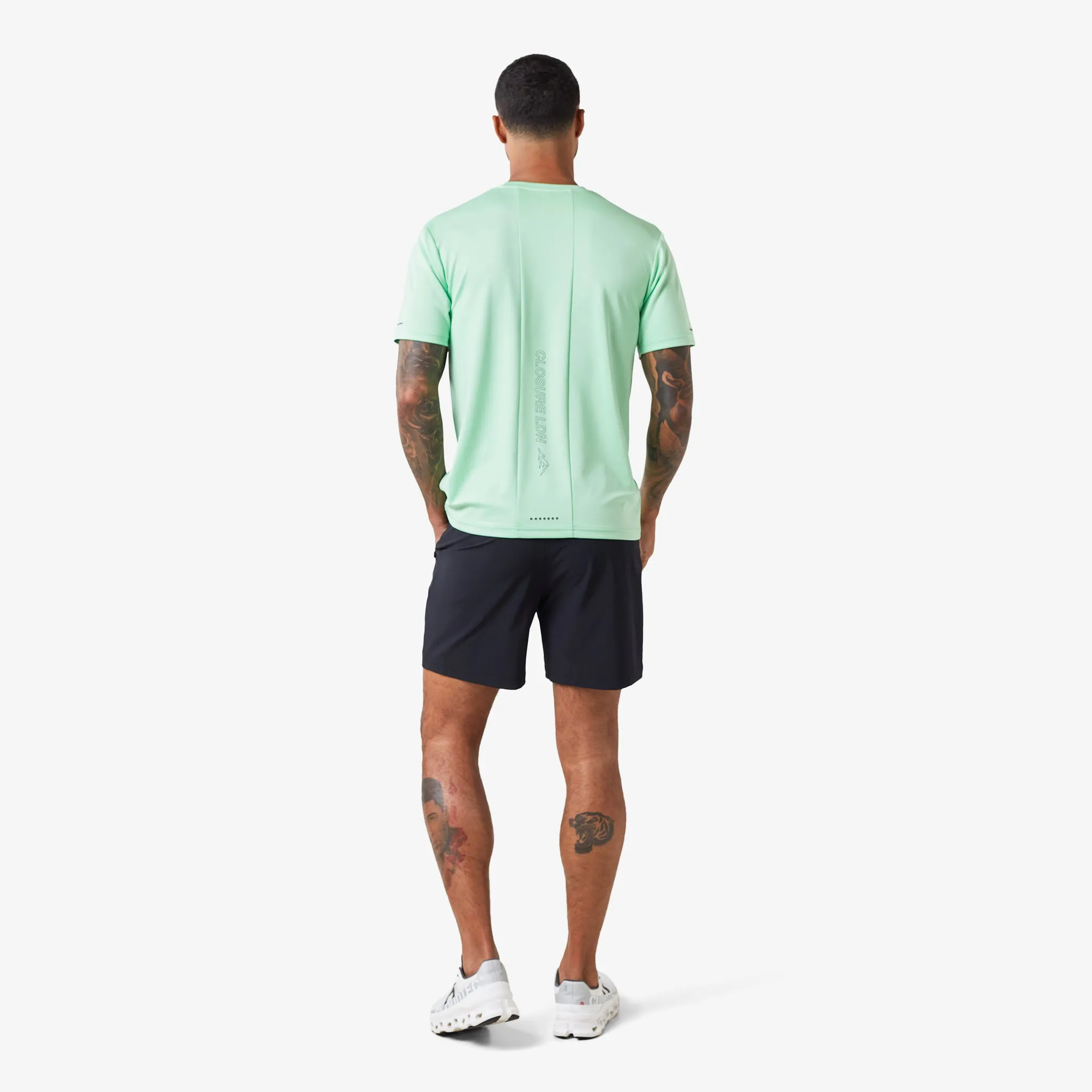 2-Pack Cut & Sew Performance T-Shirts | Cobalt/Mint