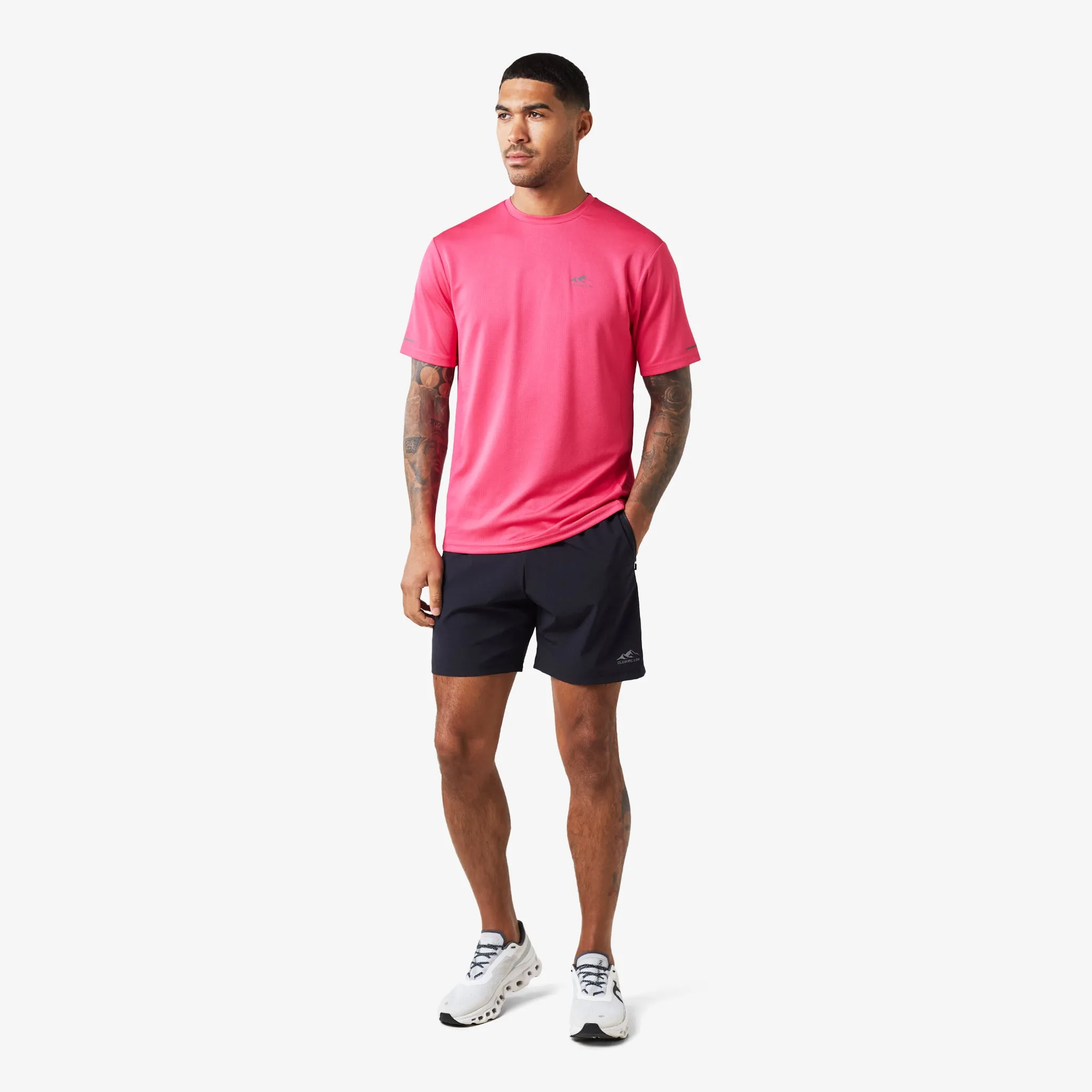 2-Pack Cut & Sew Performance T-Shirts | Cobalt/Pink