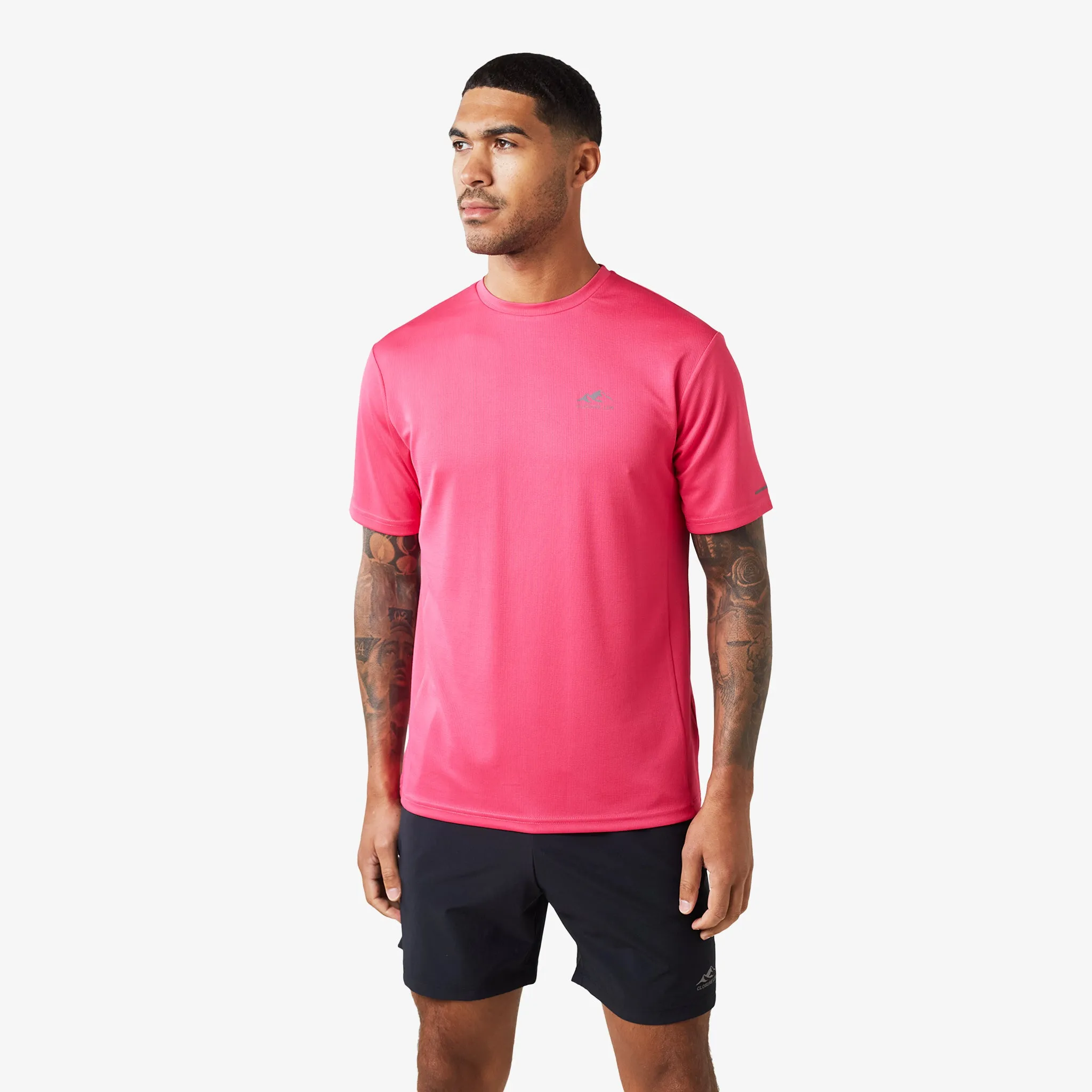 2-Pack Cut & Sew Performance T-Shirts | Cobalt/Pink