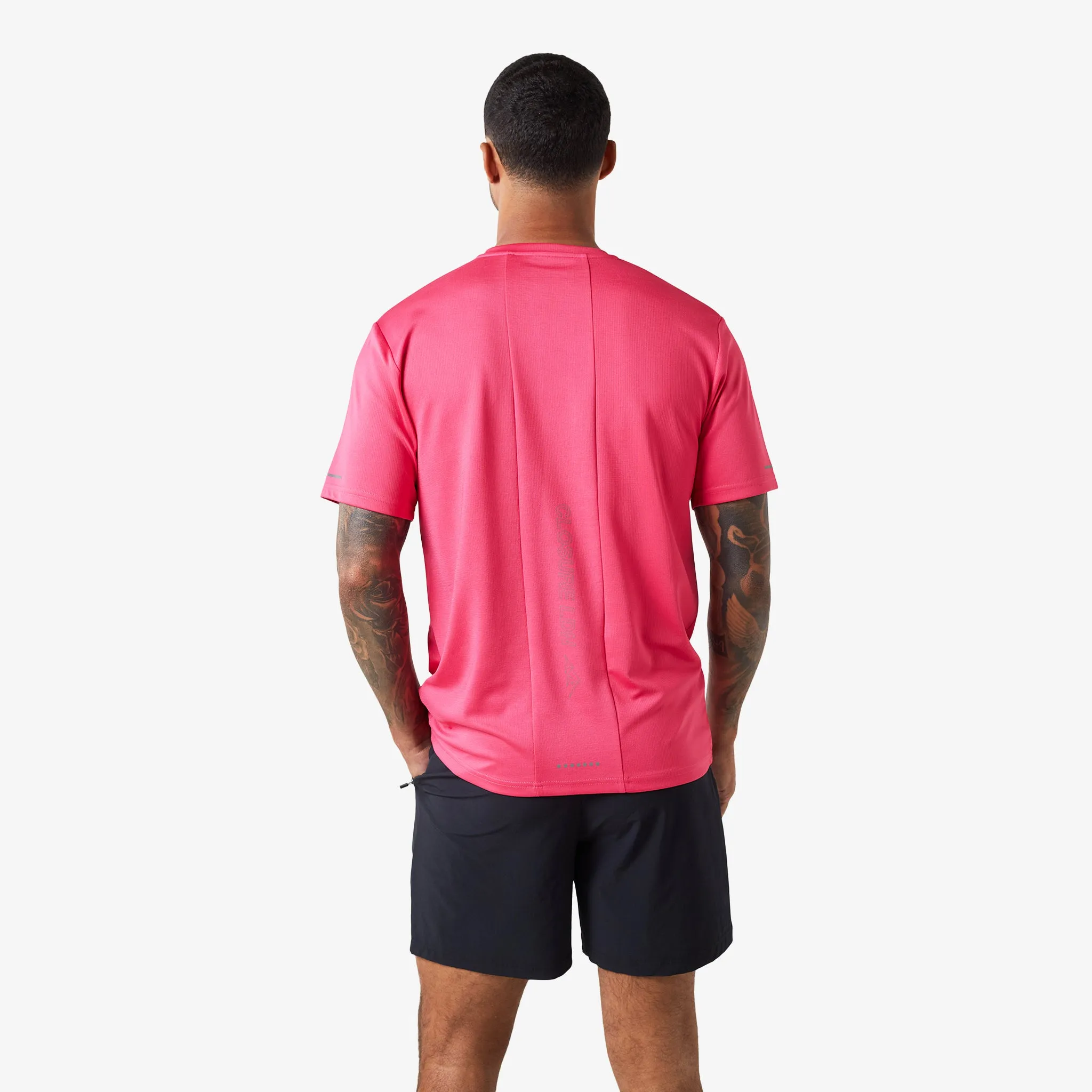 2-Pack Cut & Sew Performance T-Shirts | Cobalt/Pink