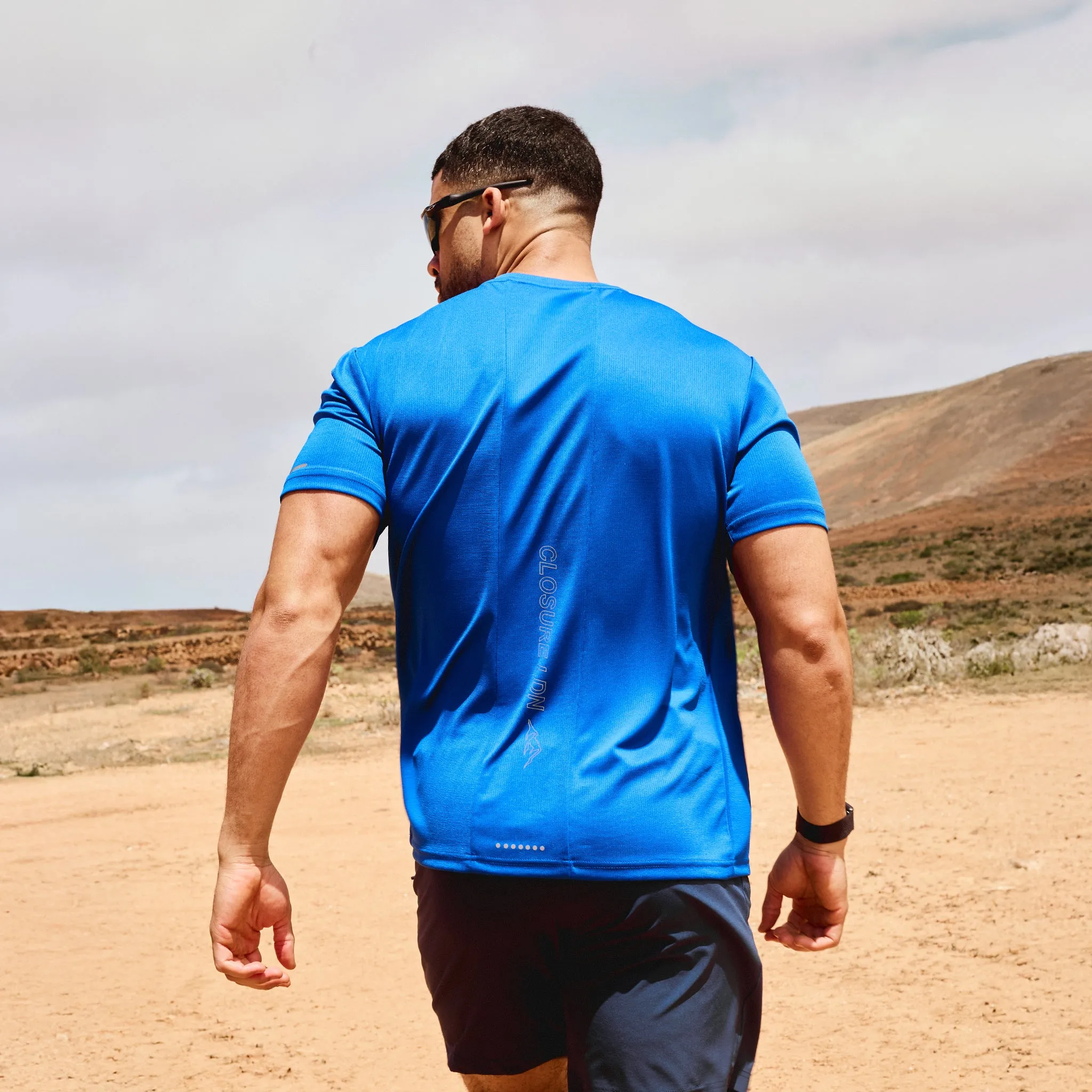 2-Pack Cut & Sew Performance T-Shirts | Cobalt/Pink