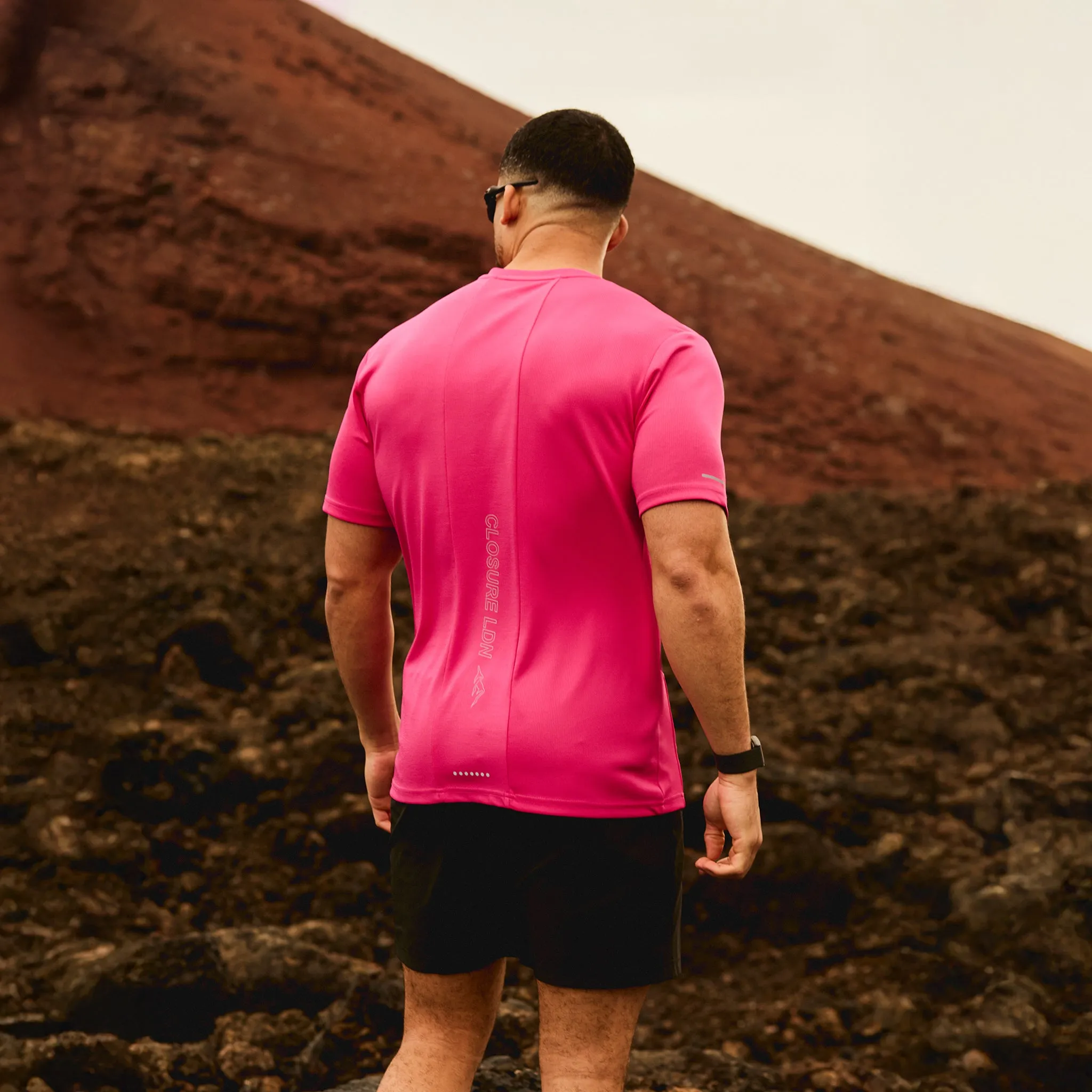 2-Pack Cut & Sew Performance T-Shirts | Cobalt/Pink
