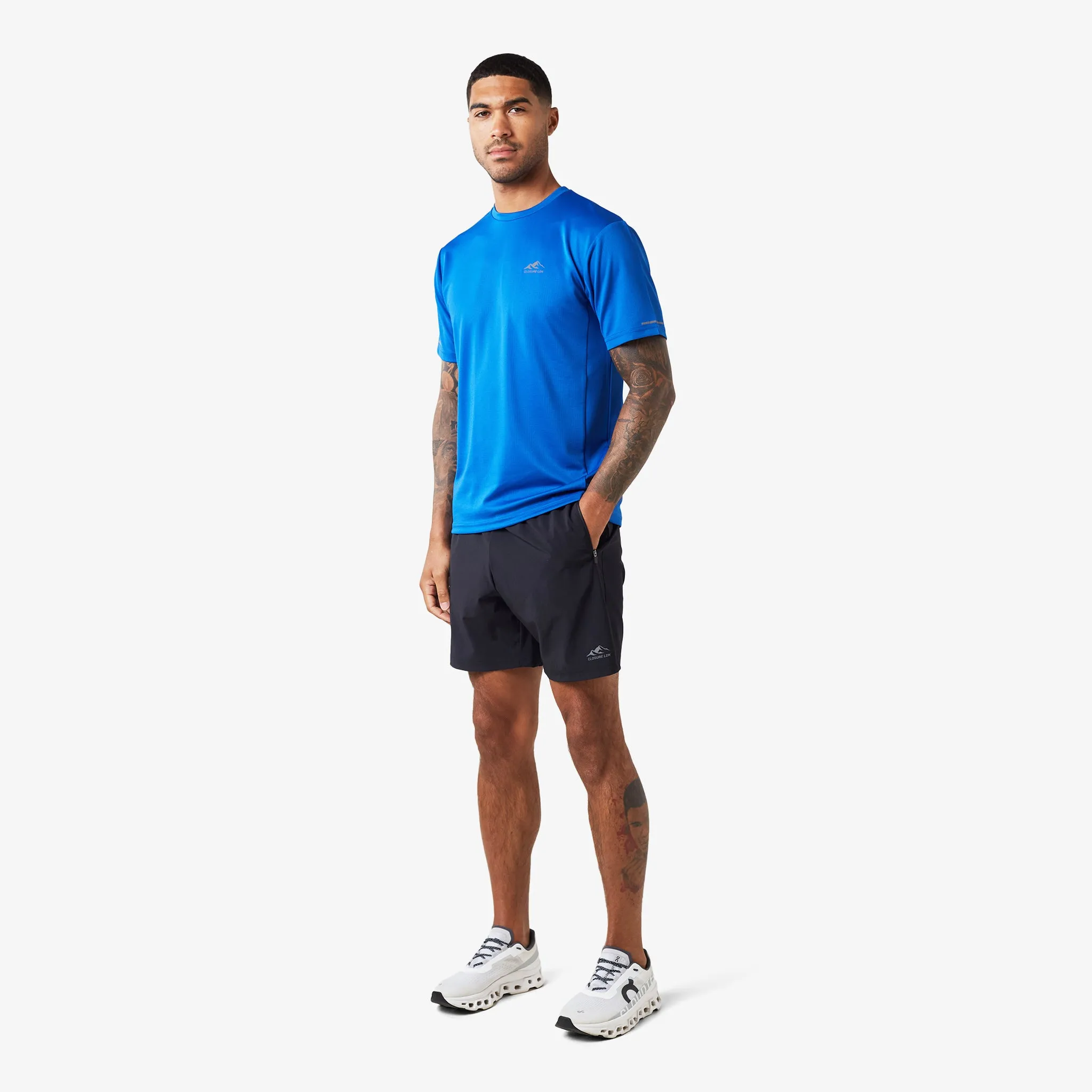 2-Pack Cut & Sew Performance T-Shirts | Cobalt/Pink