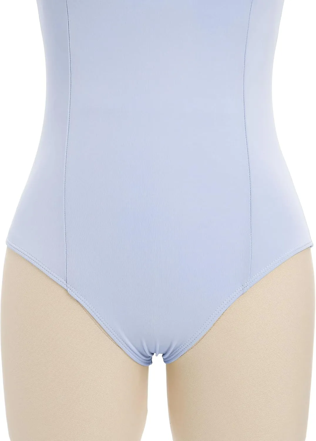 AFAVOM Ballet Leotard for Women Camisole Dance Leotards Solid Sleeveless Backless Bodysuit Gymnastics Tank Leotard Dancewear