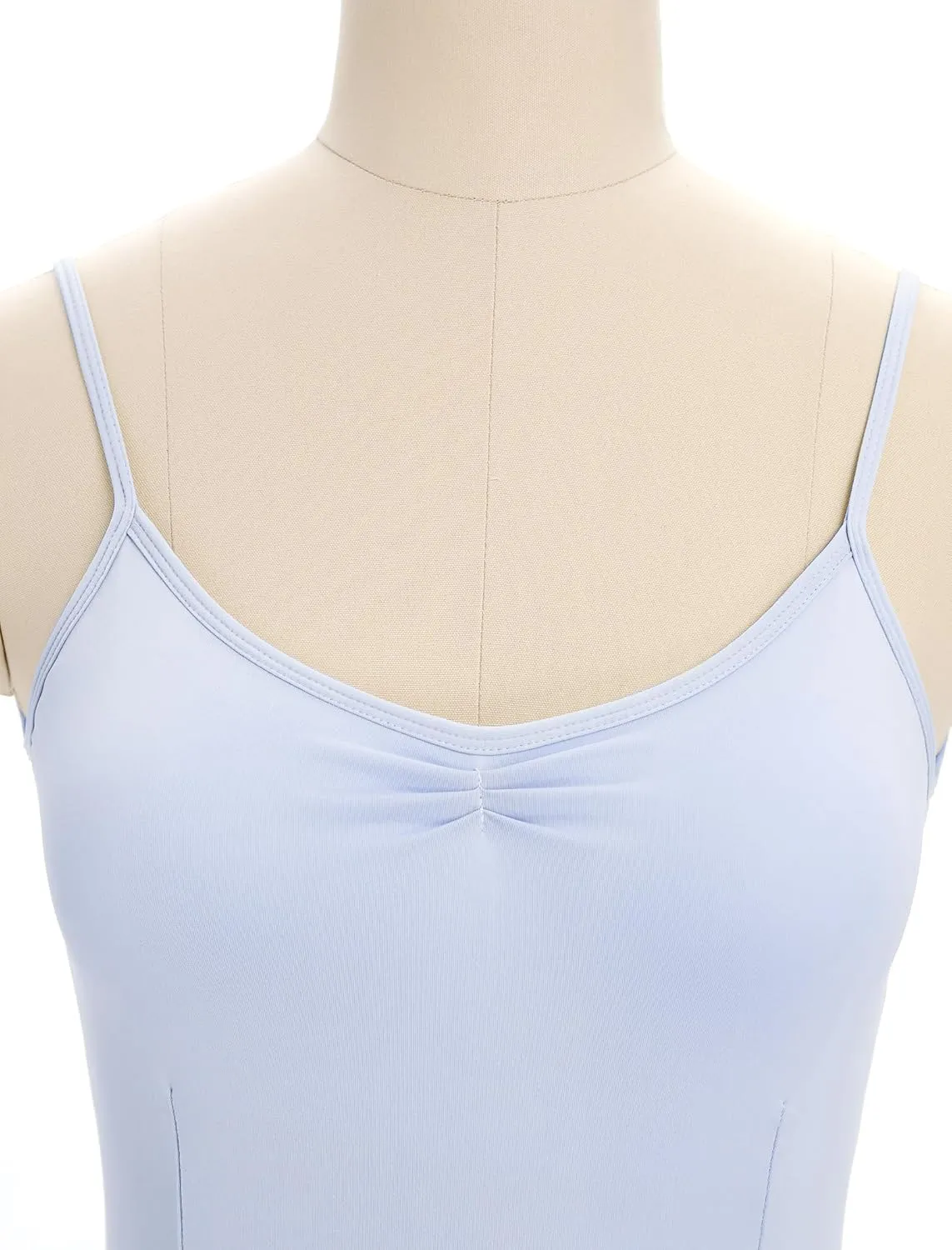 AFAVOM Ballet Leotard for Women Camisole Dance Leotards Solid Sleeveless Backless Bodysuit Gymnastics Tank Leotard Dancewear