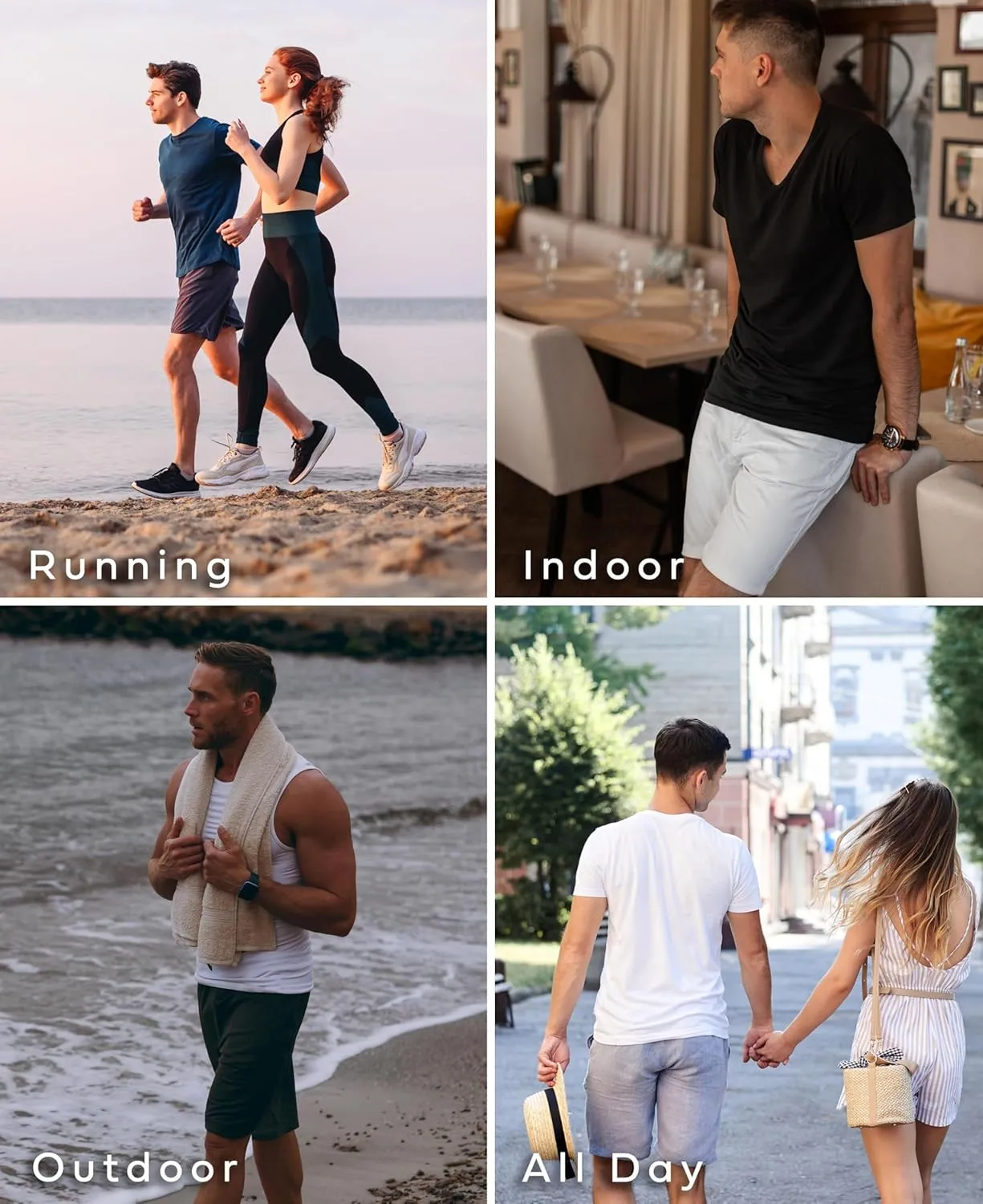 Andrew Scott Men's Lounge Shorts | Drawstring & Pockets Cotton PJ-Sleep Short Bottoms | Multi Packs