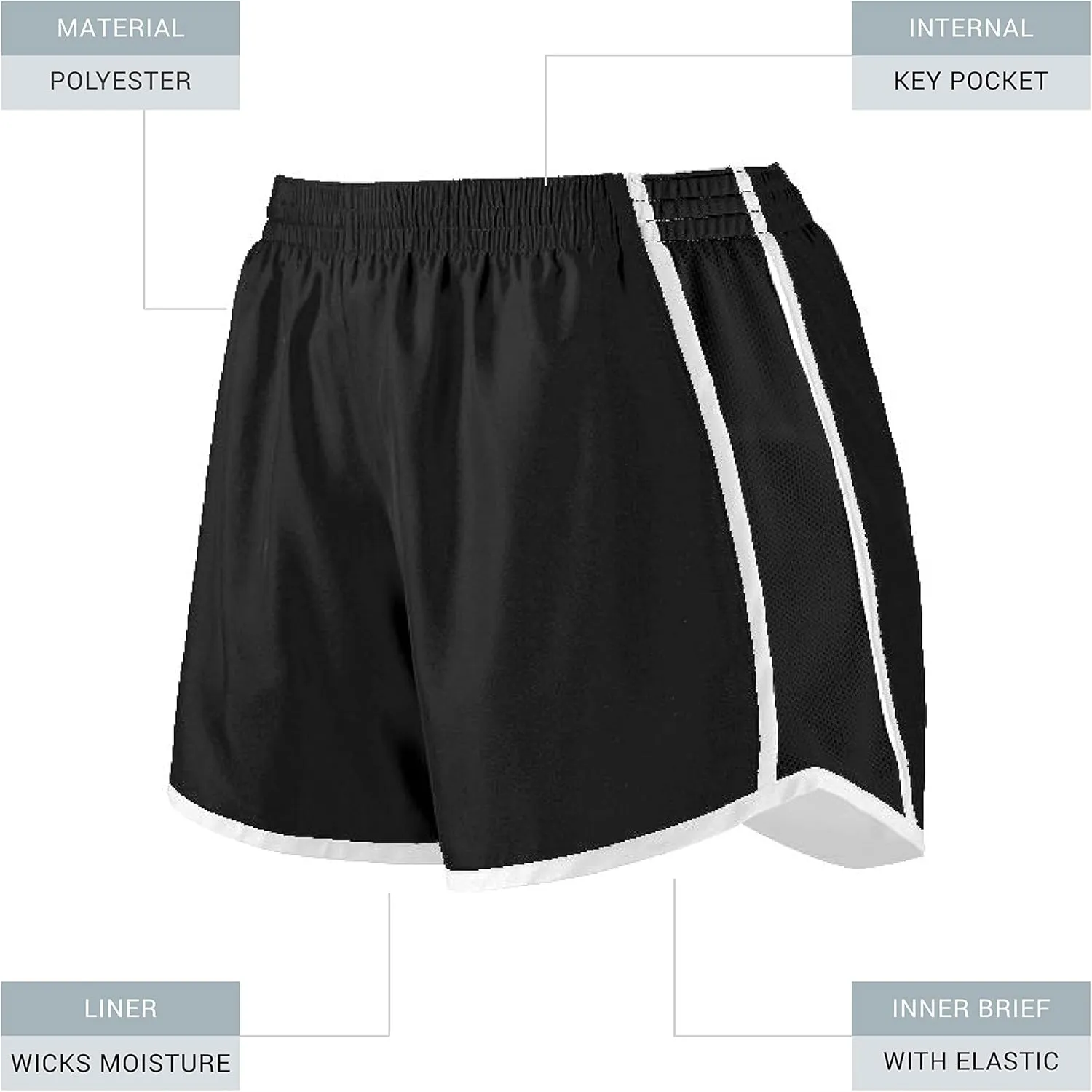 Augusta Sportswear Women's Junior fit Pulse Team Short