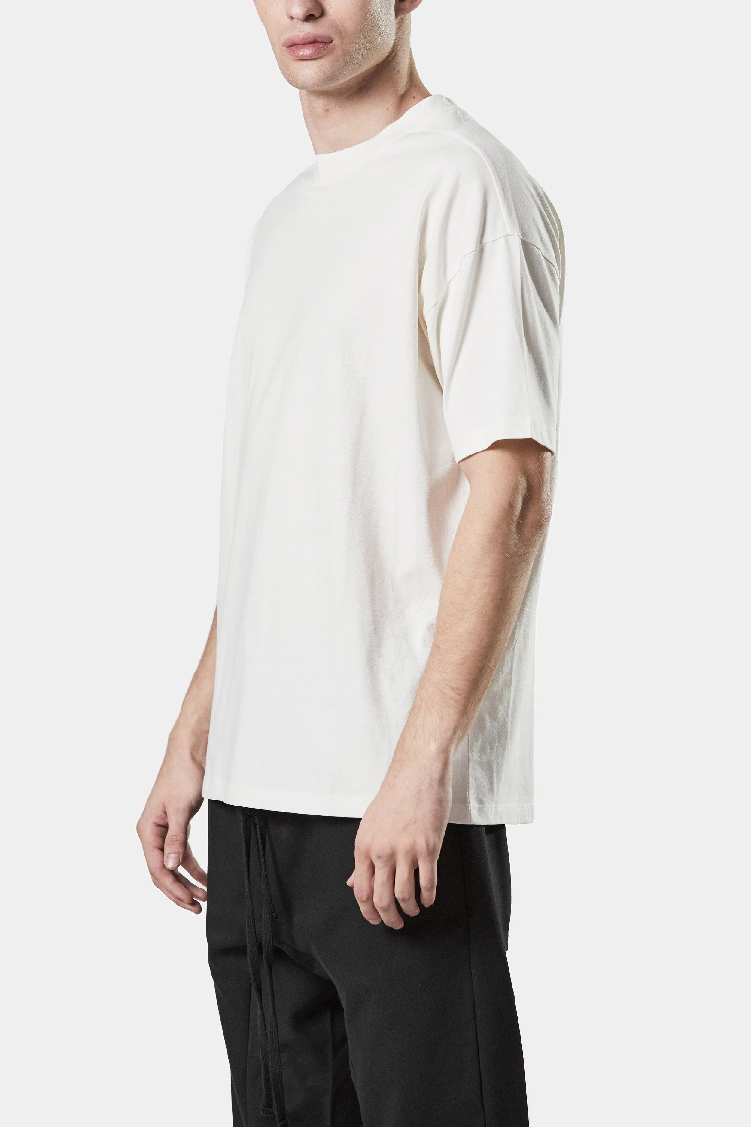 Basic cotton t-shirt, White