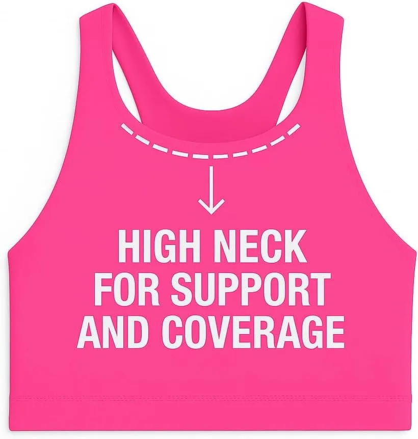 Beat Street Girls Tank Tops - 2 Pack Double Lined Racerback Sleeveless Yoga Dance Crop Top - Made in USA