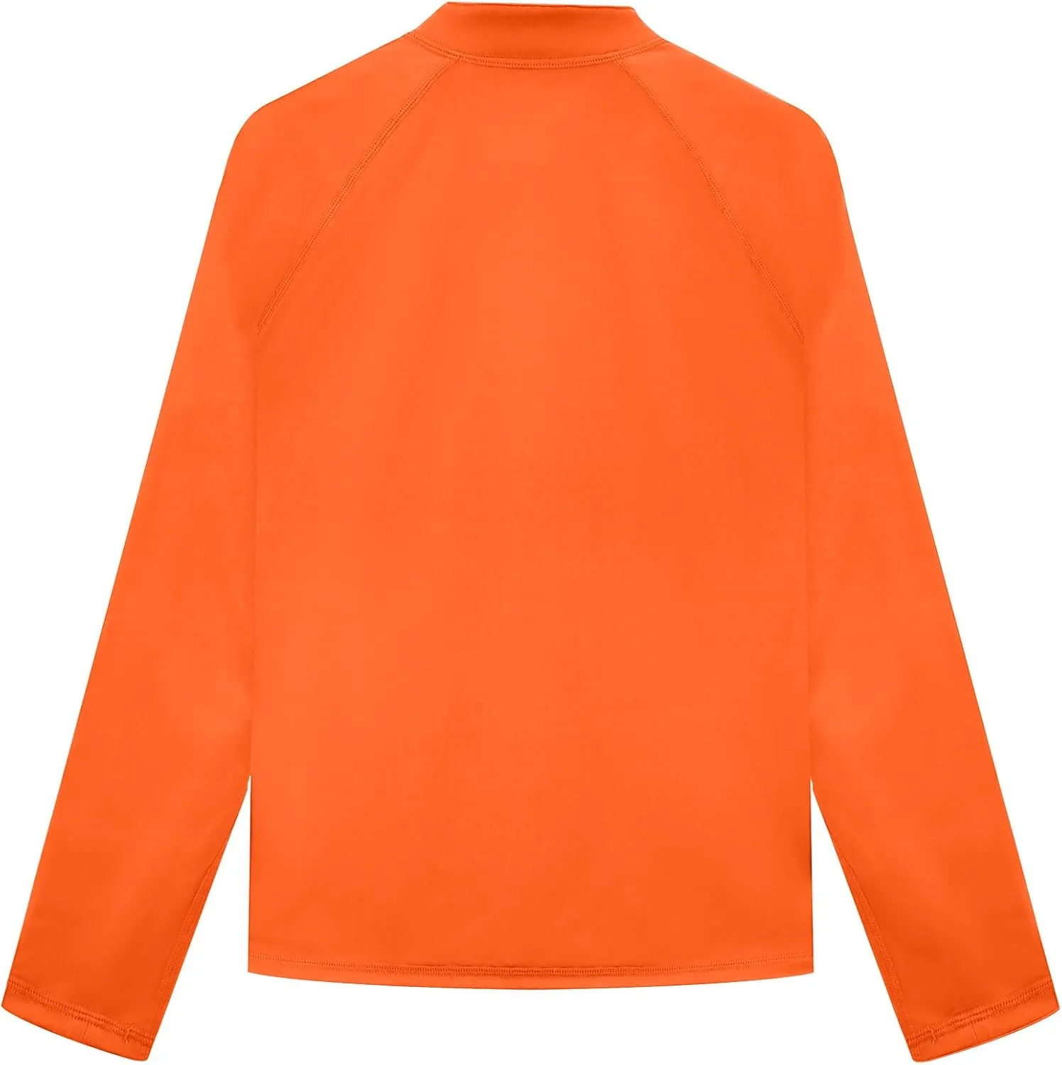 Boys Rash Guard Long Sleeve Zip Up UPF 50  Sun Protection UV Shirts Quick Dry Kids SPF Swim Shirt Thumb Hole