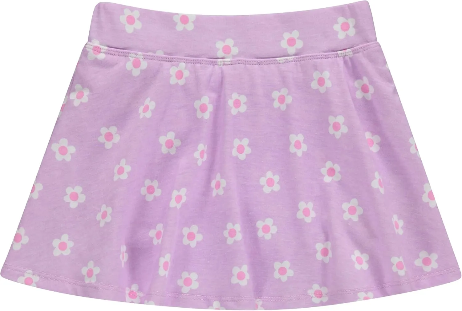 BTween 3 Pack Skorts for Girls - Kids Scooter Skirts - Skirt Layered Shorts