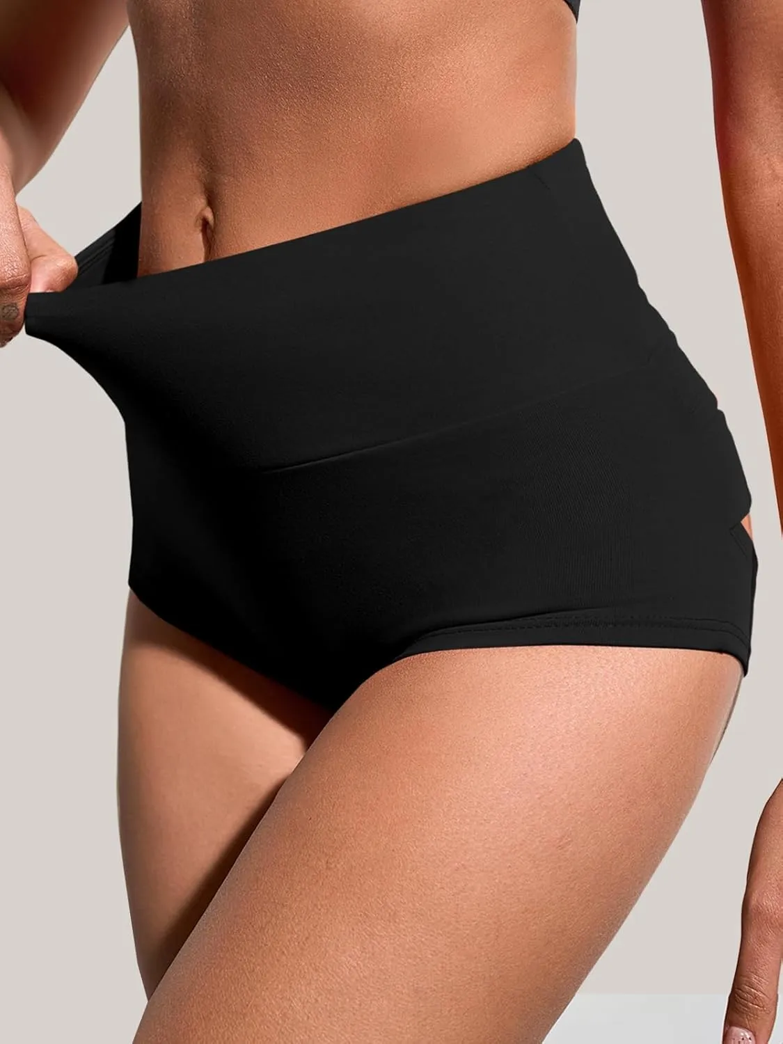 BZB Women's Cut Out Yoga Shorts Scrunch Booty Hot Pants High Waist Gym Workout Active Butt Lifting Sports Leggings