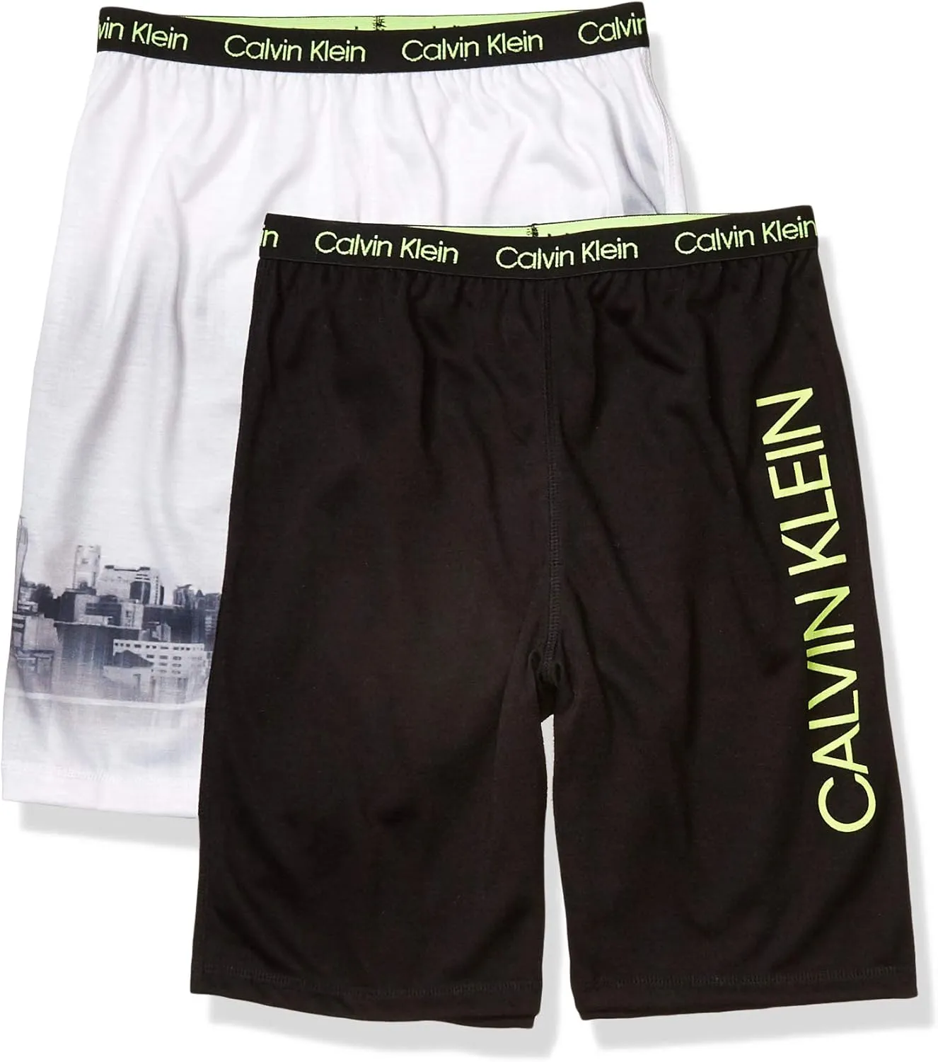 Calvin Klein boys Lounge Pajama Shorts 2-pack