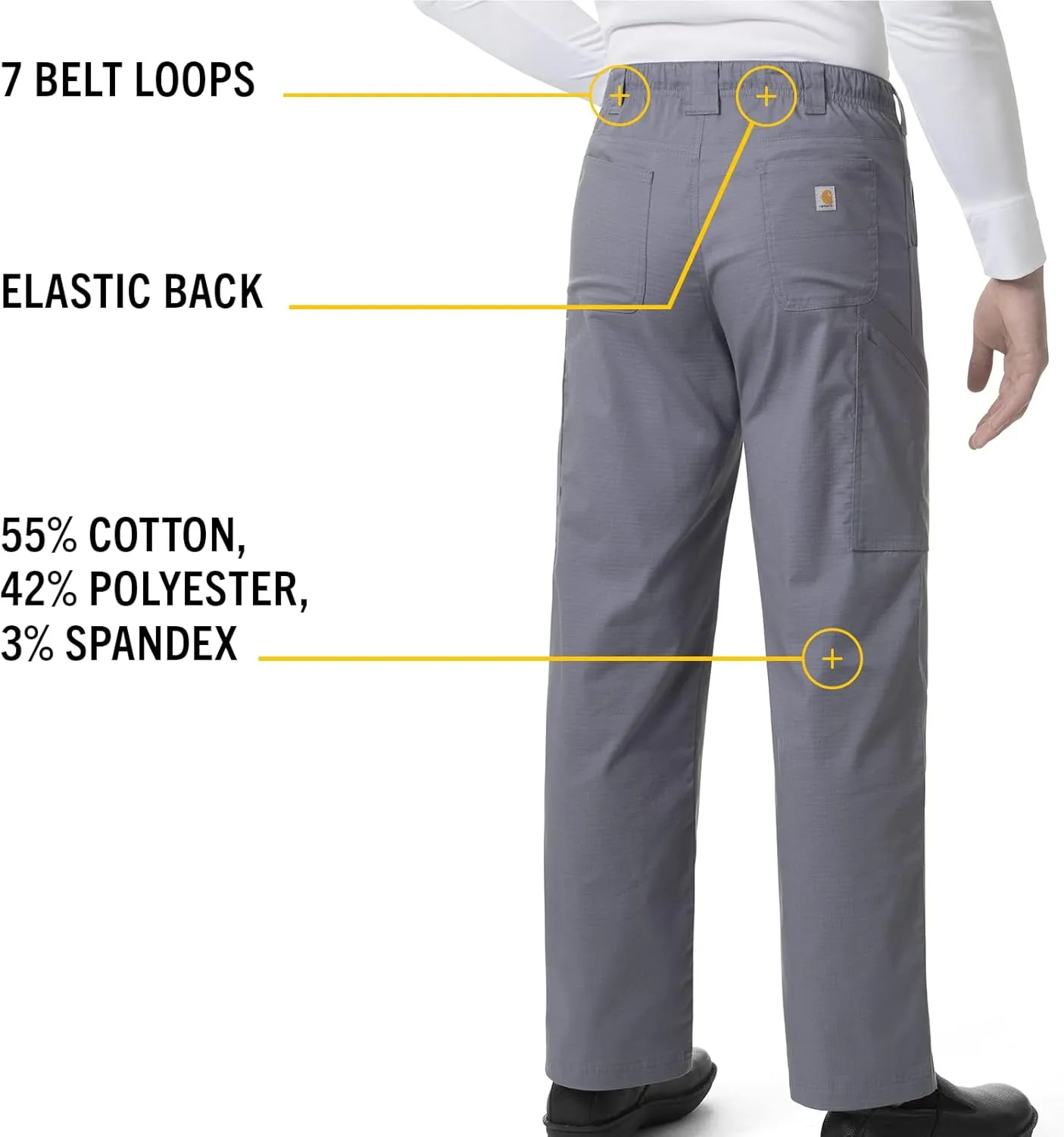 Carhartt Men's Rugged Flex Modern Fit Ristop Straight Leg Cargo Pant