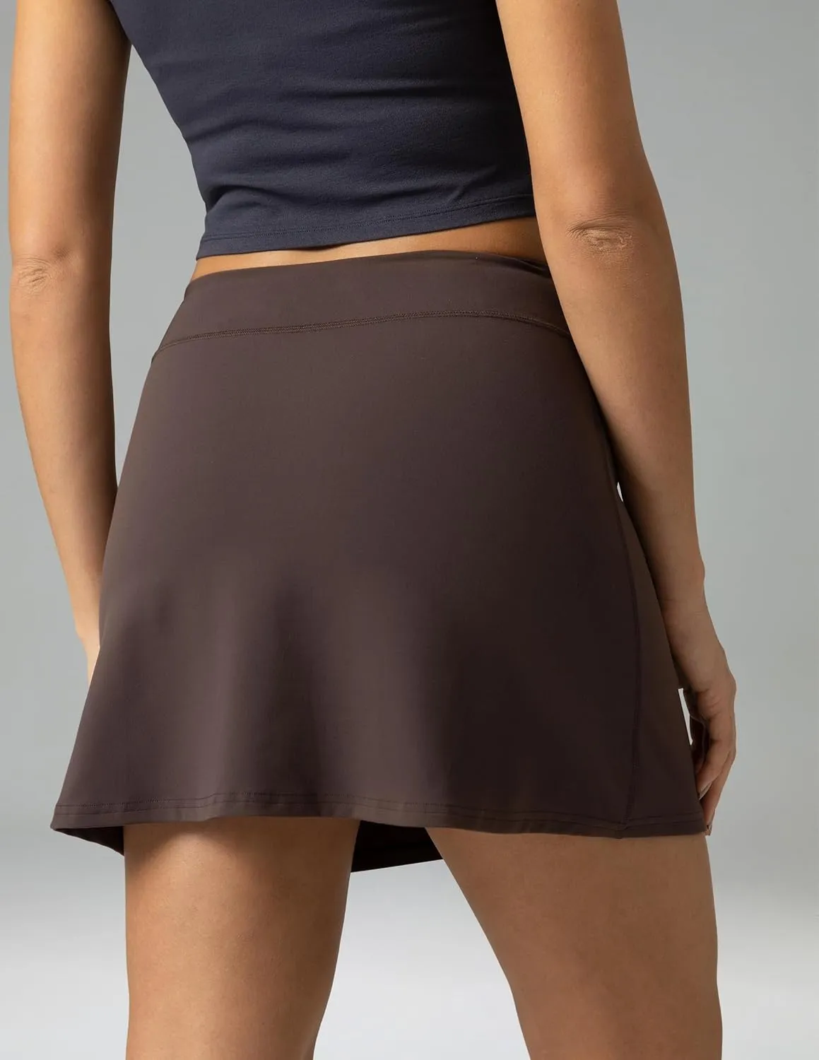 Colorfulkoala Dreamlux Tennis Skirt for Women with Shorts Pockets High Waisted A-line Casual Skort Athletic Golf Skirt