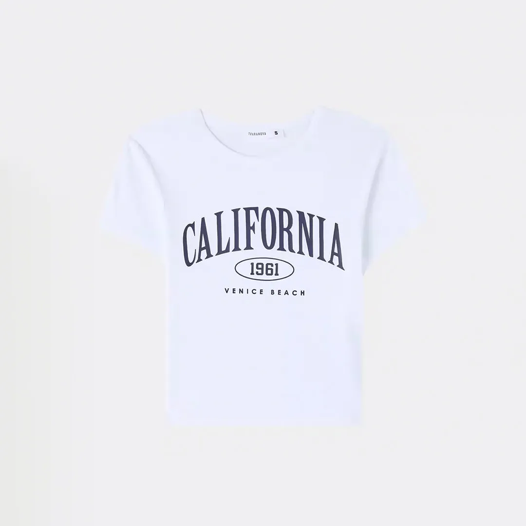 Crew Neck Short Sleeve T-Shirt