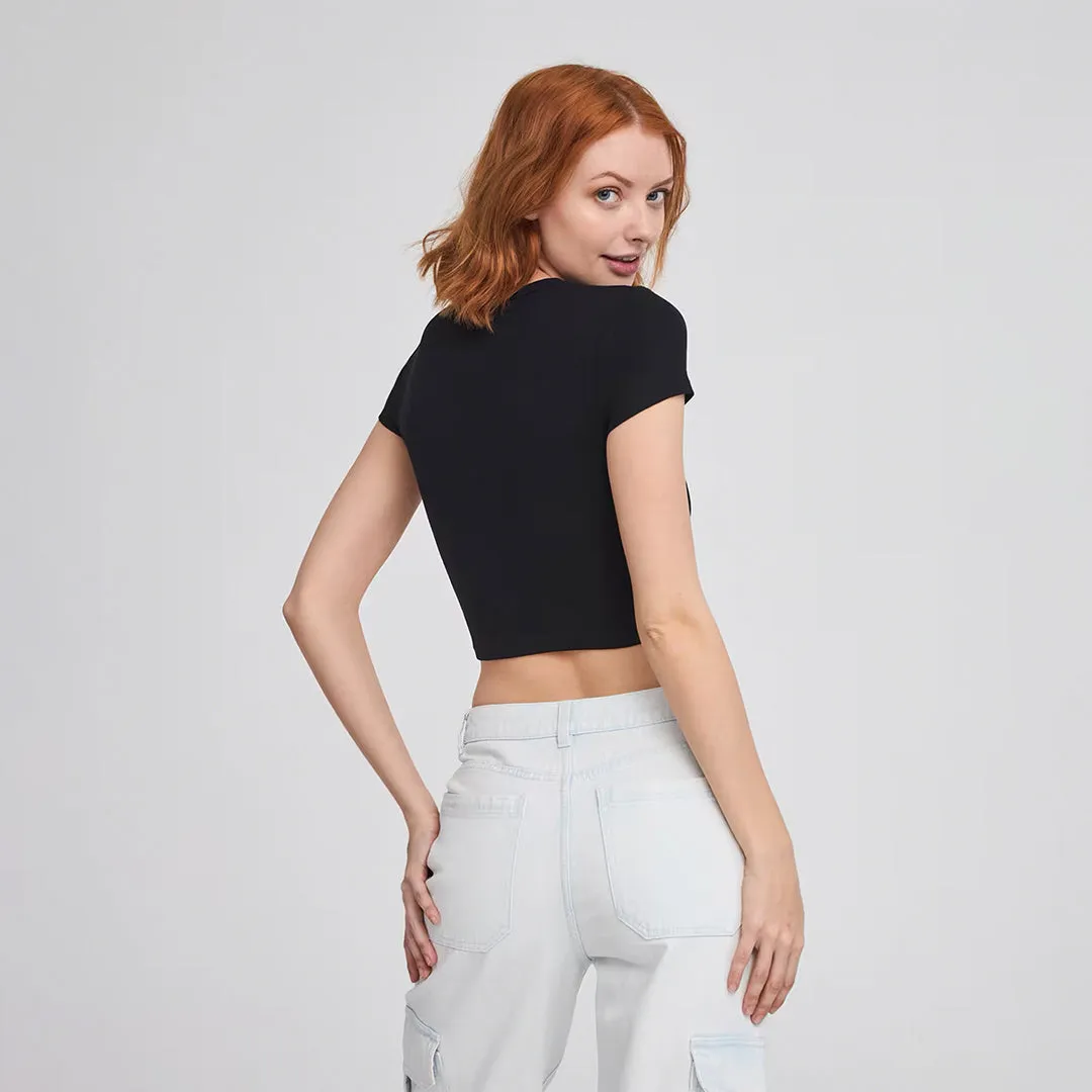 Crew Neck Short Sleeve T-Shirt