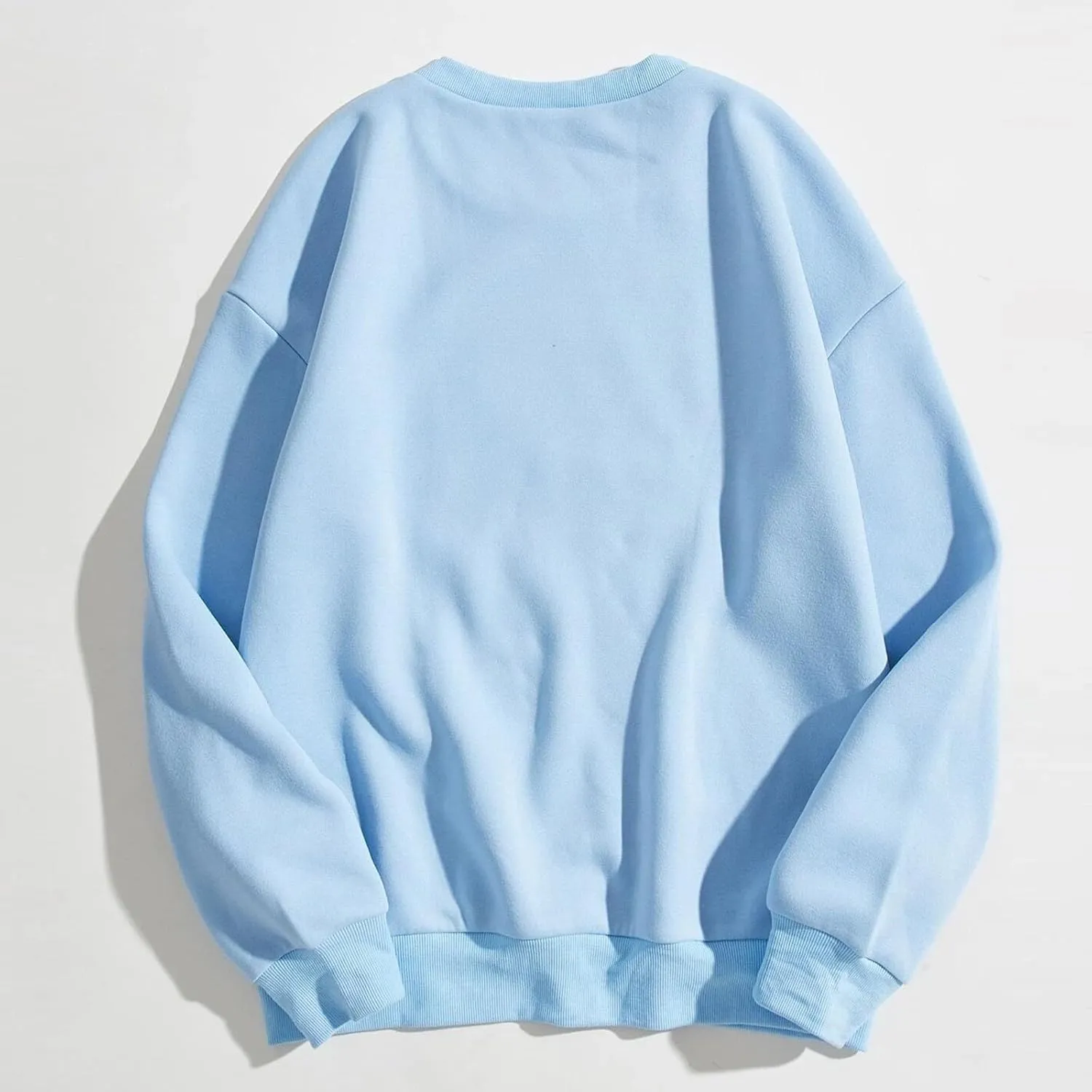 Crewneck Hoodies for Women Christmas Printed Sweatshirts Trendy Loose Pullover Long Sleeve Tops Oversized Clothes
