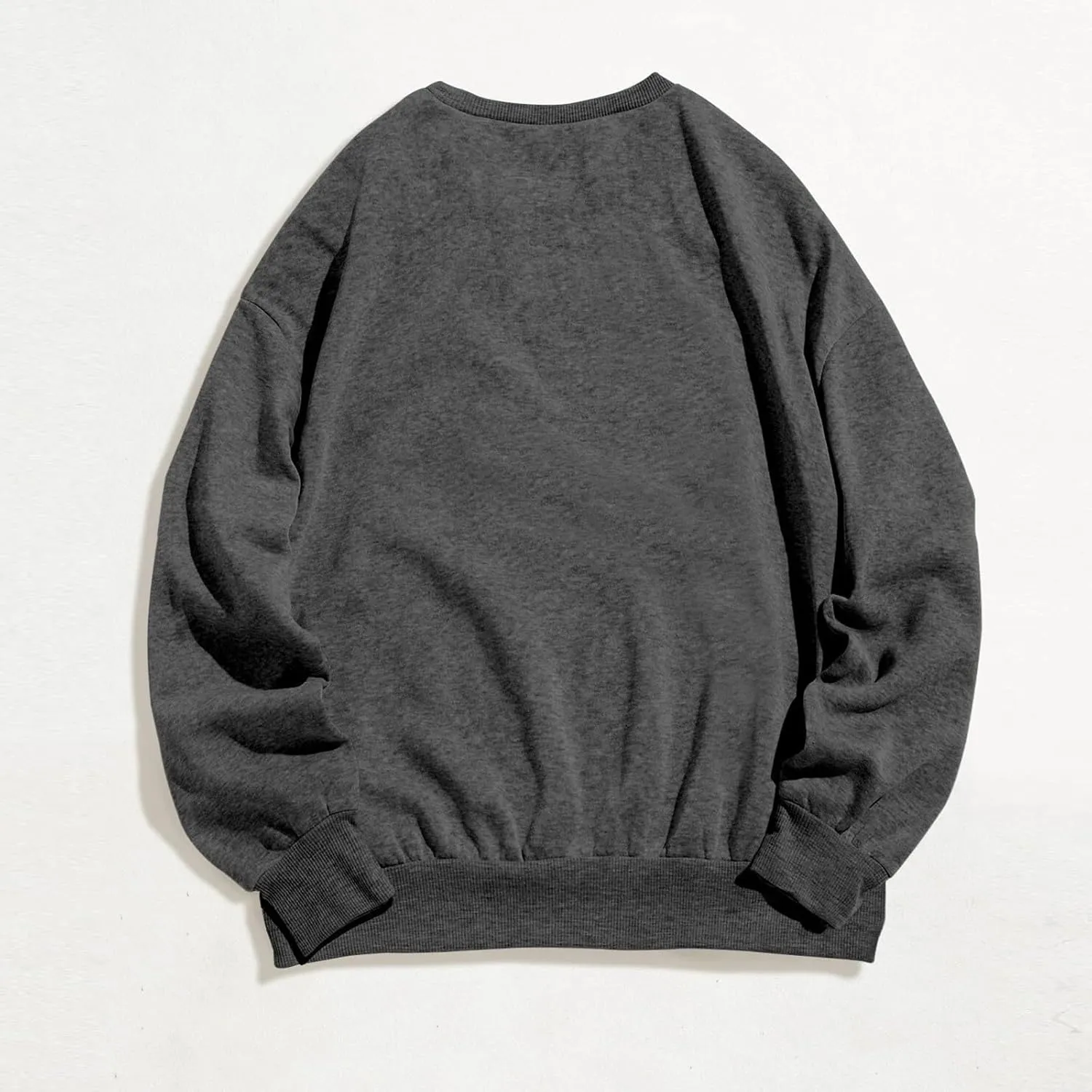 Crewneck Hoodies for Women Christmas Printed Sweatshirts Trendy Loose Pullover Long Sleeve Tops Oversized Clothes