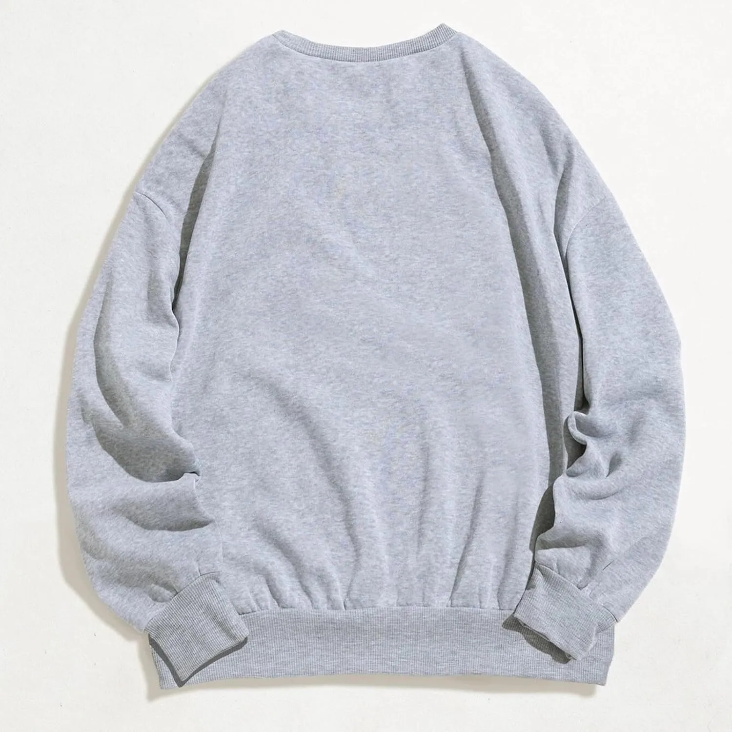 Crewneck Hoodies for Women Christmas Printed Sweatshirts Trendy Loose Pullover Long Sleeve Tops Oversized Clothes
