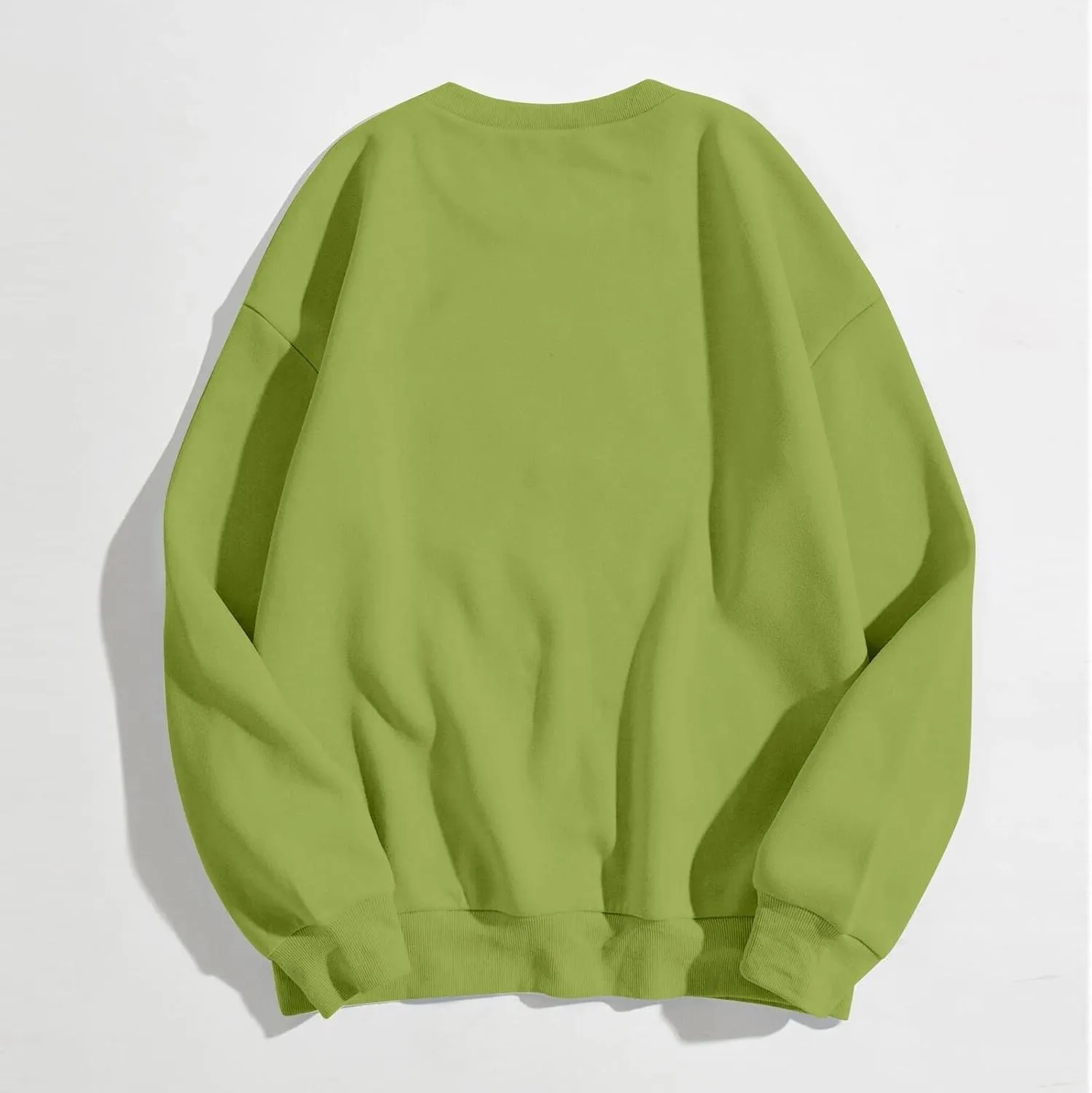 Crewneck Hoodies for Women Christmas Printed Sweatshirts Trendy Loose Pullover Long Sleeve Tops Oversized Clothes