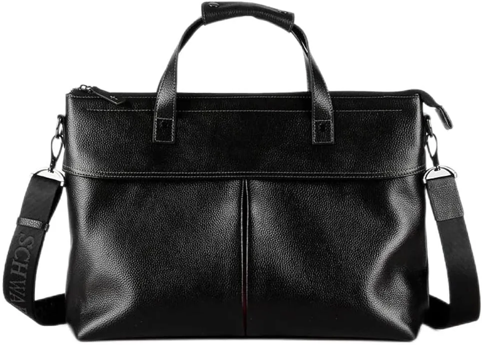 CSCDD Handbag Men's Leather Men's Bags Casual Computer Bag Briefcase