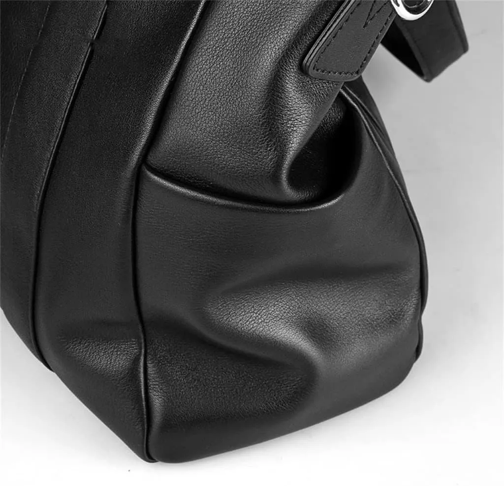 CSCDD Men's Bag Leather Handbag Men's Business Briefcase Layer Cowhide Leather Computer Bag