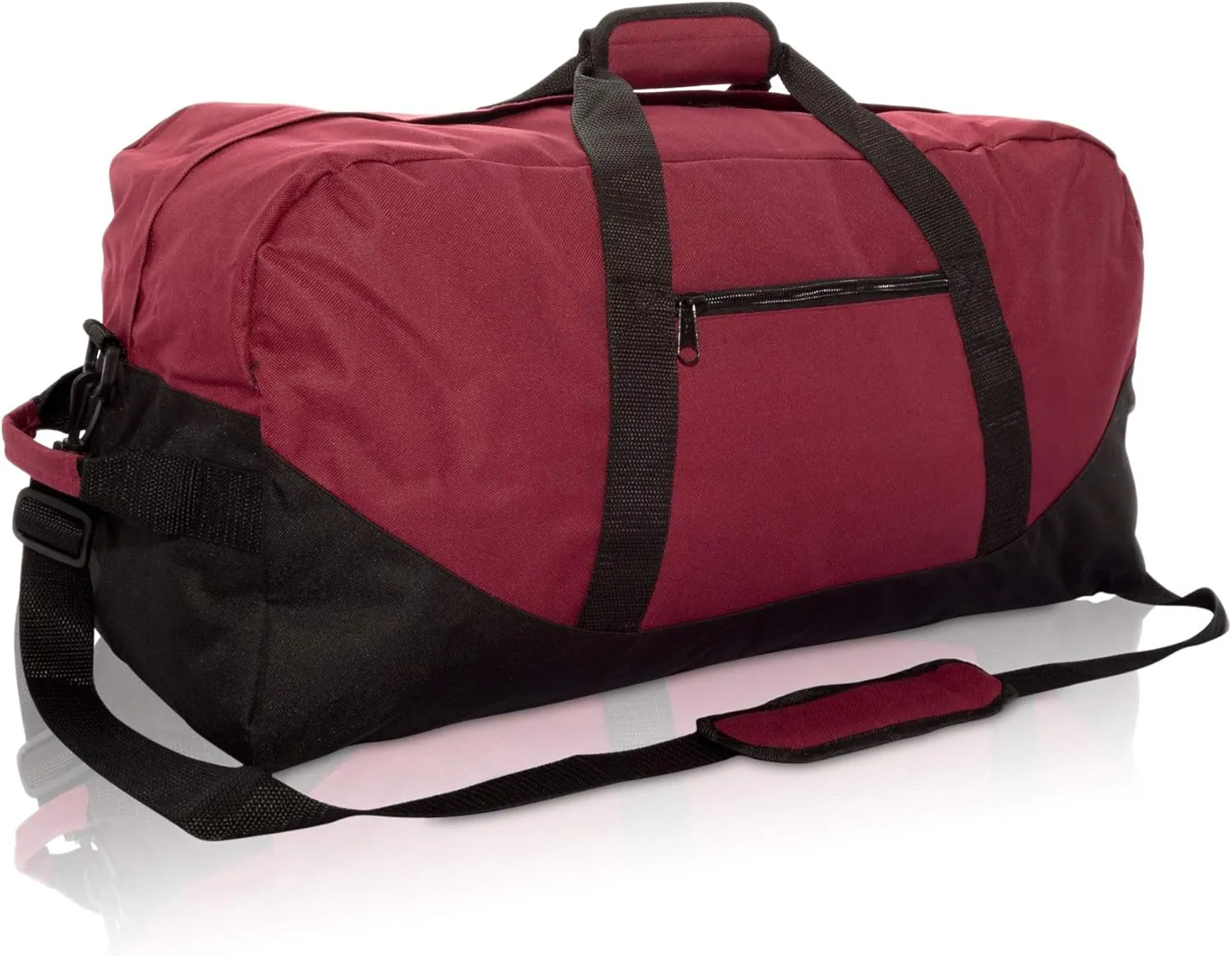 DALIX 25" Big Adventure Large Gym Sports Duffle Bag (Black Grey Navy Blue Red Camo)