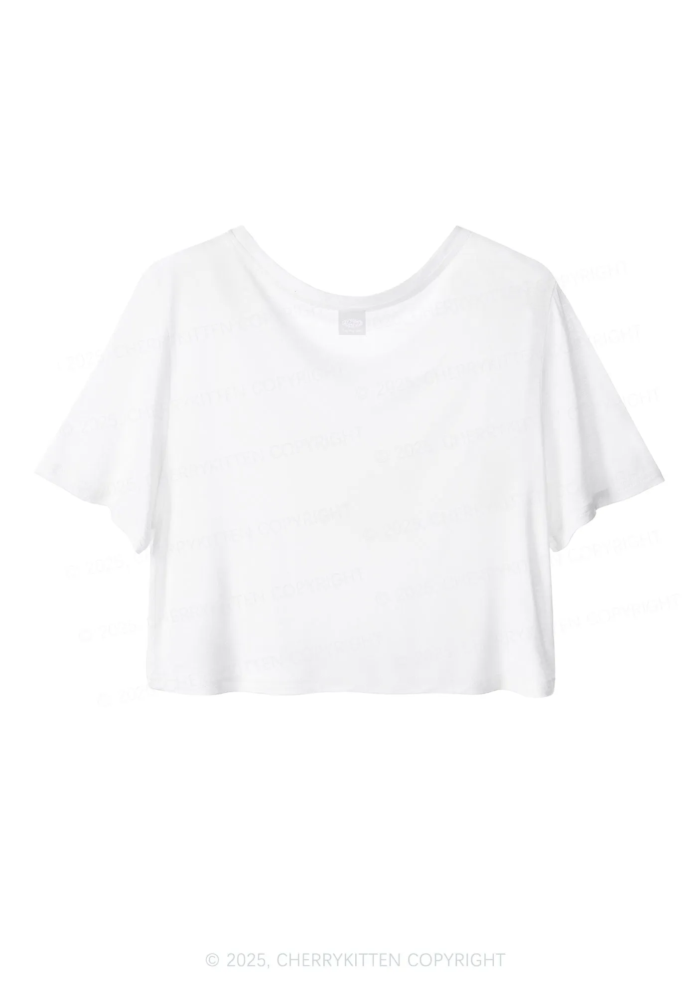Eat Your Girl Out Pride Y2K Sheer Crop Tee Cherrykitten