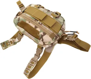 Ergonomic Workout Chest Bag for Men Running Waist Pack Key Holder Phone Compartment for Outdoor Adventure
