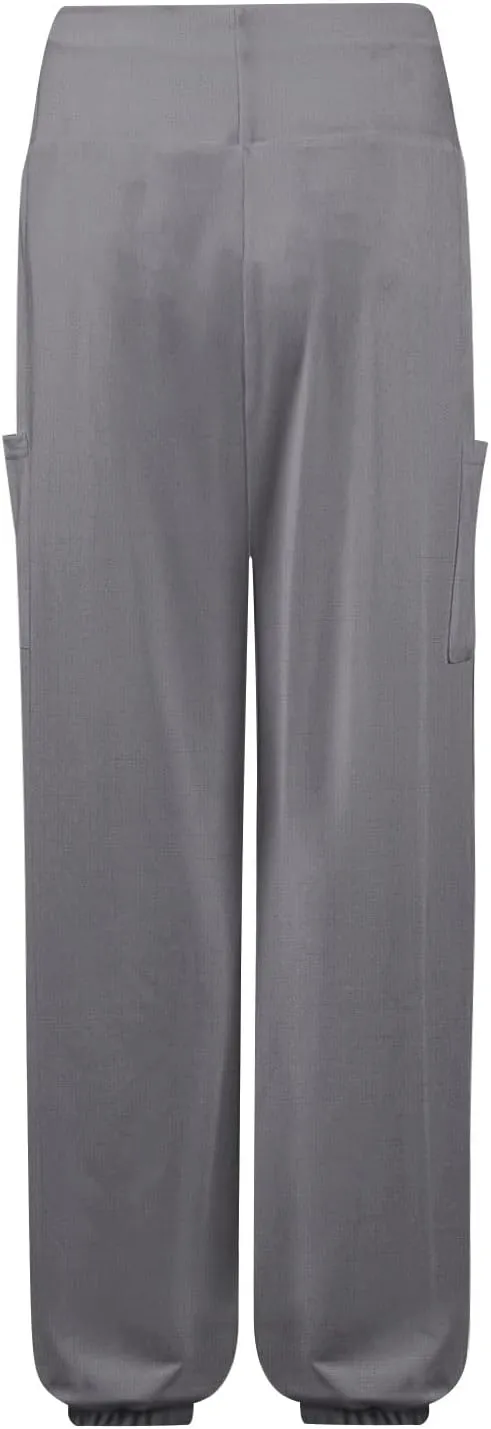 Flowy Pants for Women,Women's Harem Pants, High Waist Drawstring Joggers Boho Trousers Hippie Clothes with Pockets L1