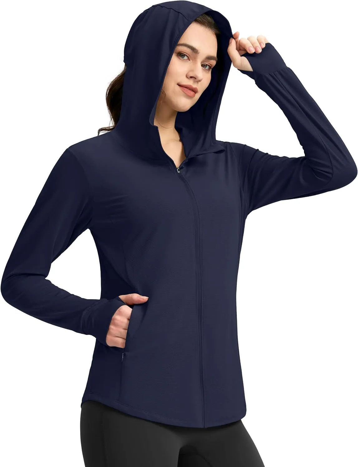 G Gradual Women's Sun Protection Jacket UPF 50  Lightweight Long Sleeve UV Shirt Summer Hoodie for Women Hiking