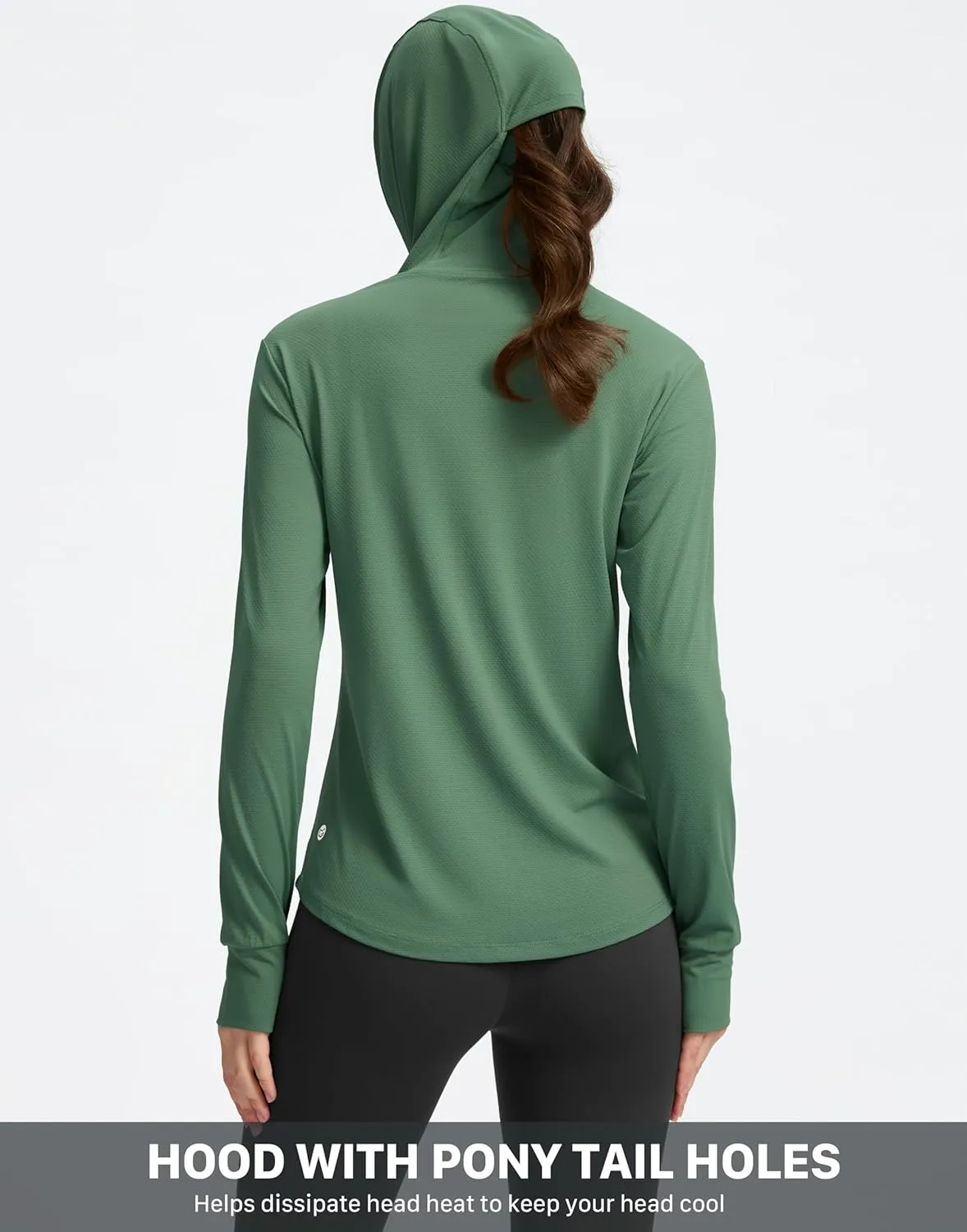G Gradual Women's Sun Protection Jacket UPF 50  Lightweight Long Sleeve UV Shirt Summer Hoodie for Women Hiking