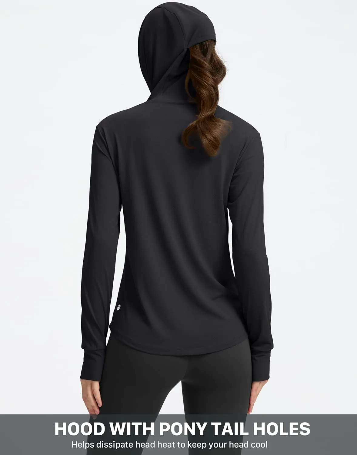 G Gradual Women's Sun Protection Jacket UPF 50  Lightweight Long Sleeve UV Shirt Summer Hoodie for Women Hiking