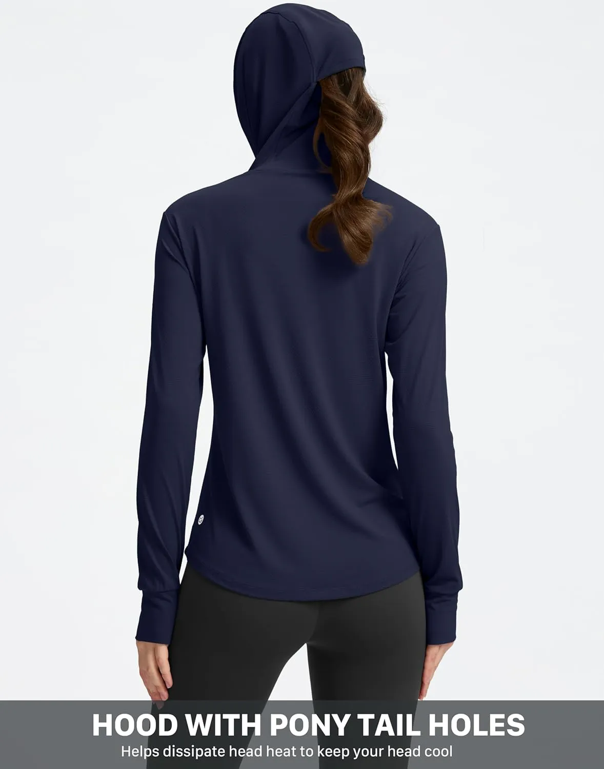 G Gradual Women's Sun Protection Jacket UPF 50  Lightweight Long Sleeve UV Shirt Summer Hoodie for Women Hiking