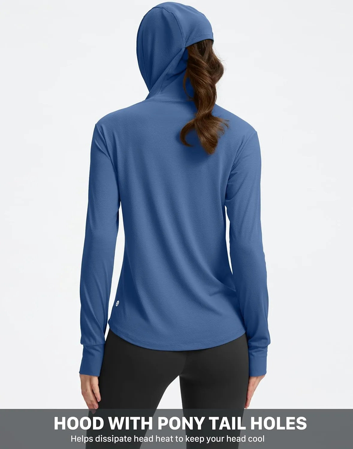 G Gradual Women's Sun Protection Jacket UPF 50  Lightweight Long Sleeve UV Shirt Summer Hoodie for Women Hiking