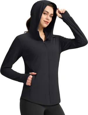 G Gradual Women's Sun Protection Jacket UPF 50  Lightweight Long Sleeve UV Shirt Summer Hoodie for Women Hiking
