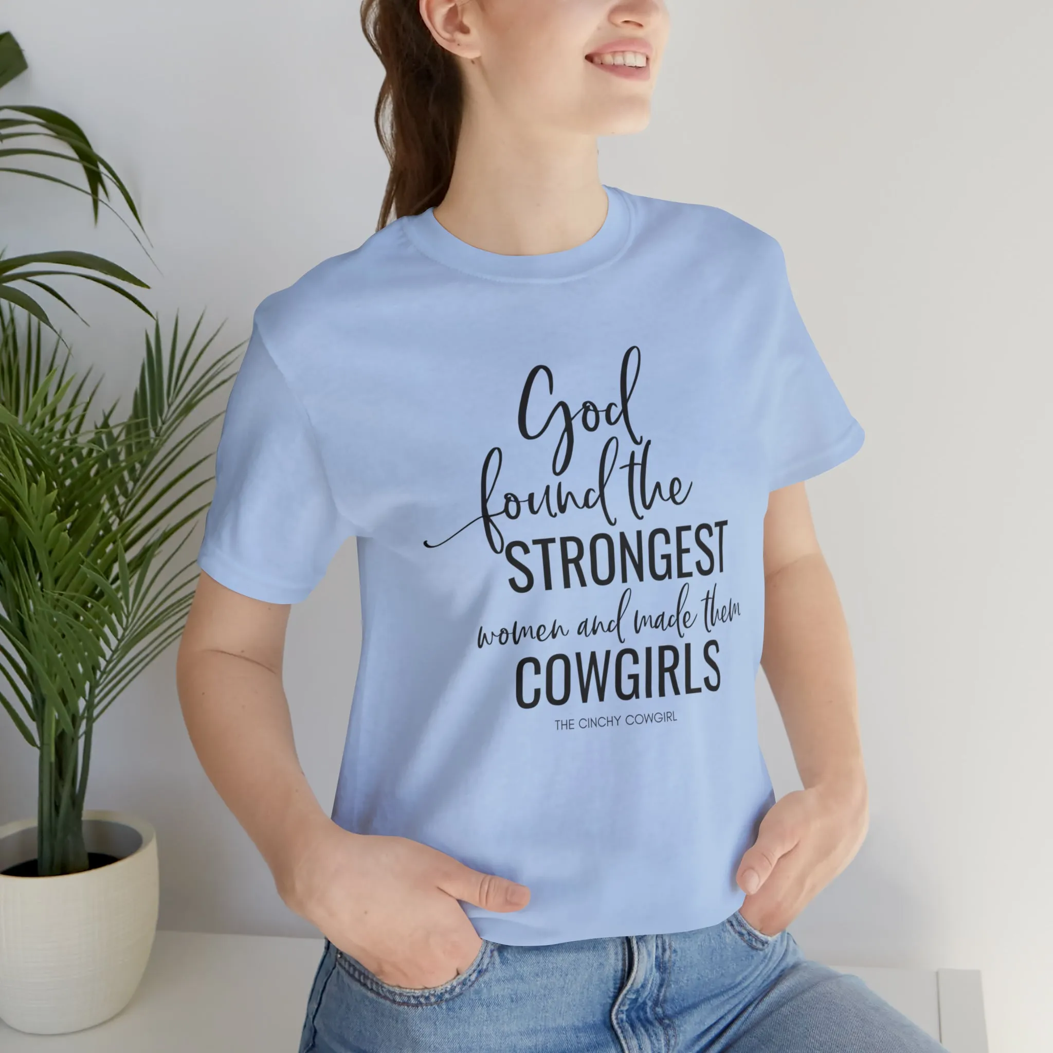 God Found the Strongest Short Sleeve Tee