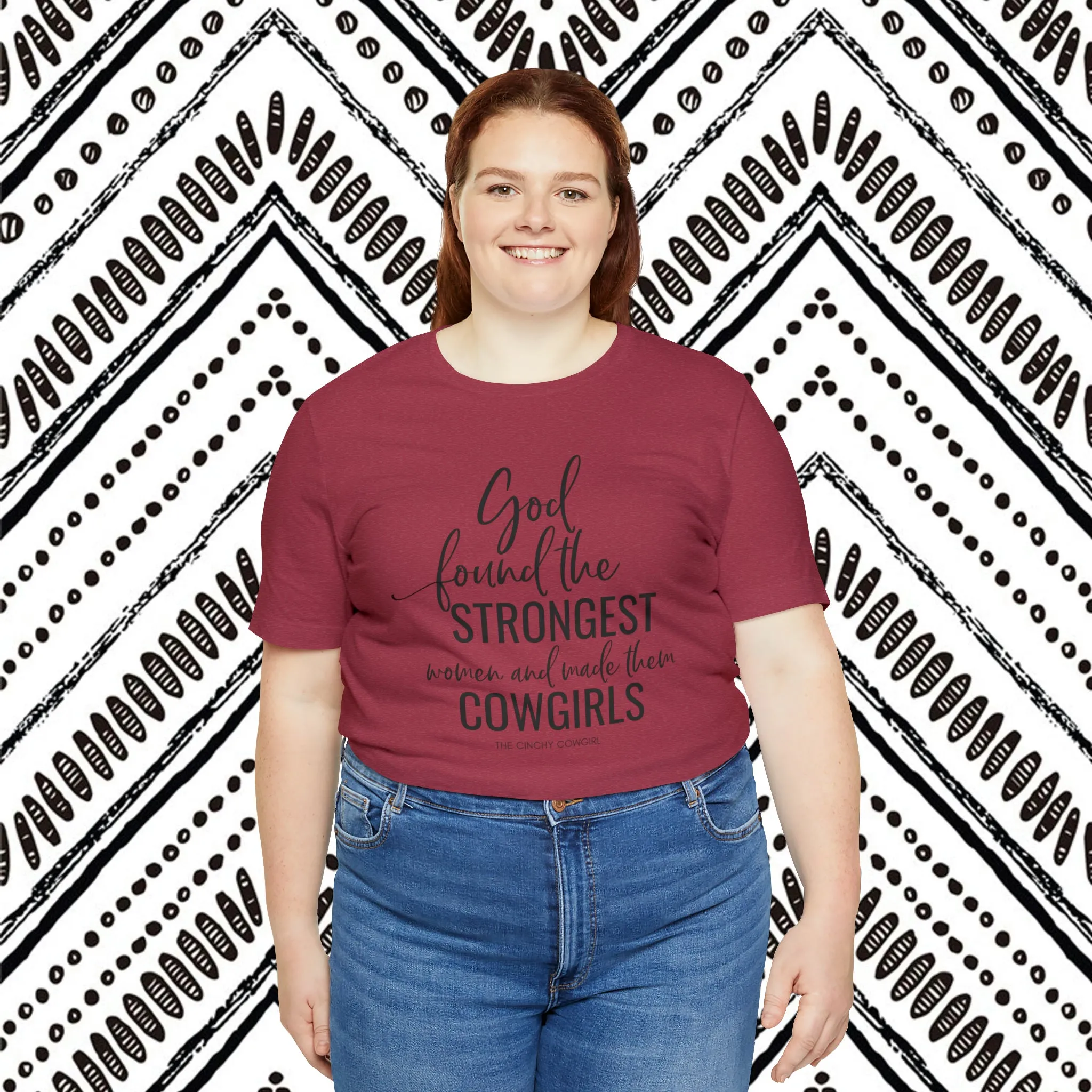 God Found the Strongest Short Sleeve Tee