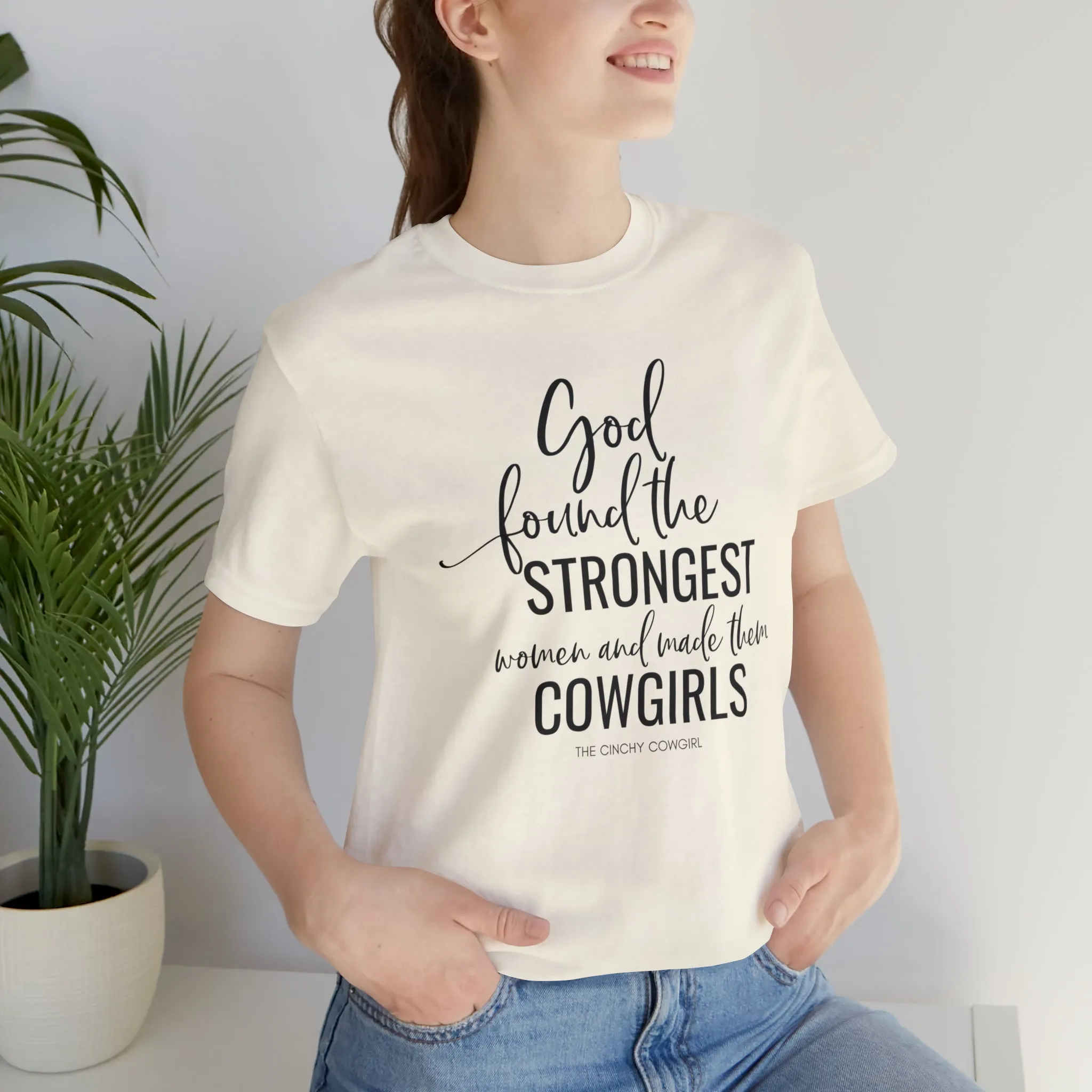 God Found the Strongest Short Sleeve Tee