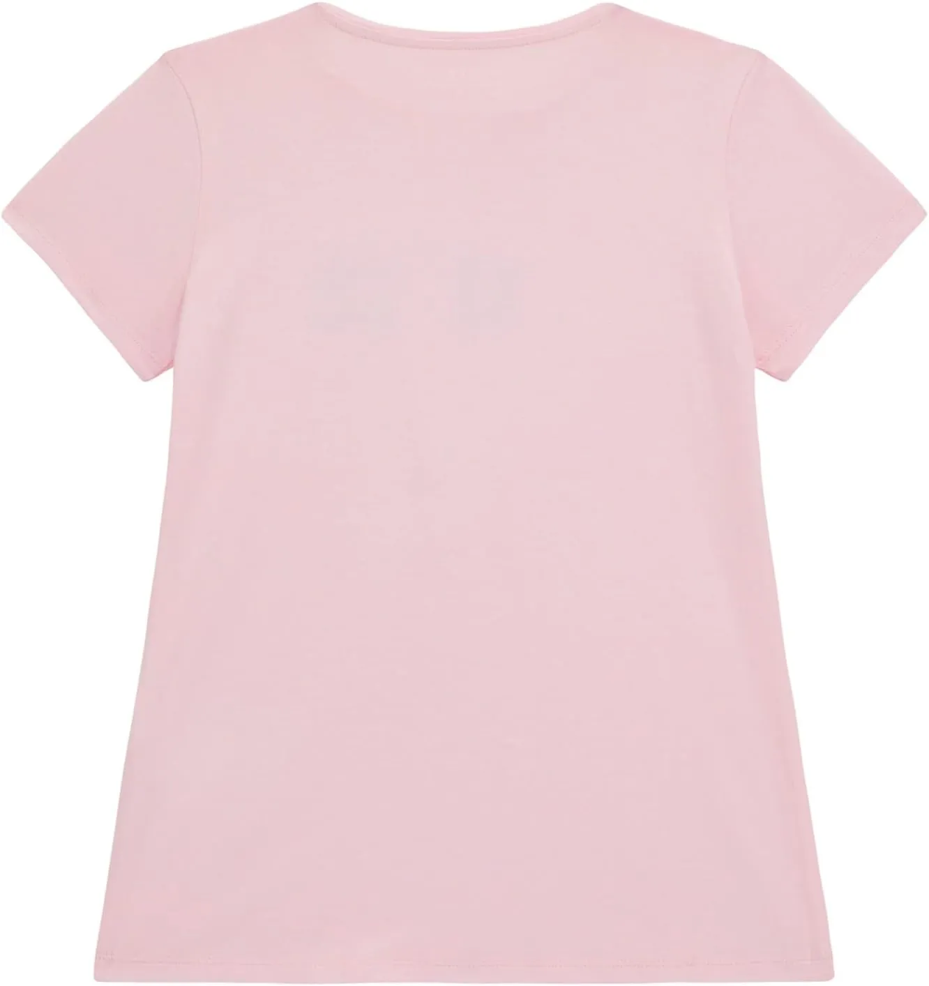 GUESS Girls' Eco Short Sleeve Triangle Logo T-Shirt