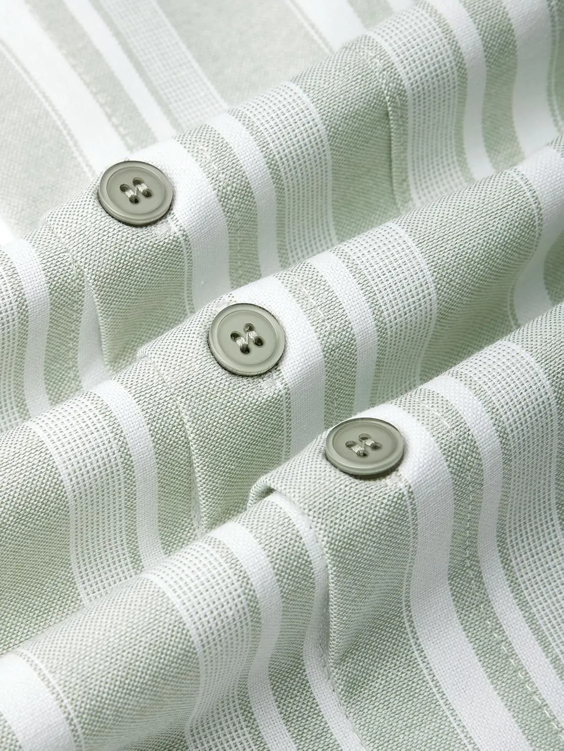 Hardaddy Men's Vertical Striped Dress Shirt Cotton Stripe Button Down Shirt Long Sleeve for Men with Pocket