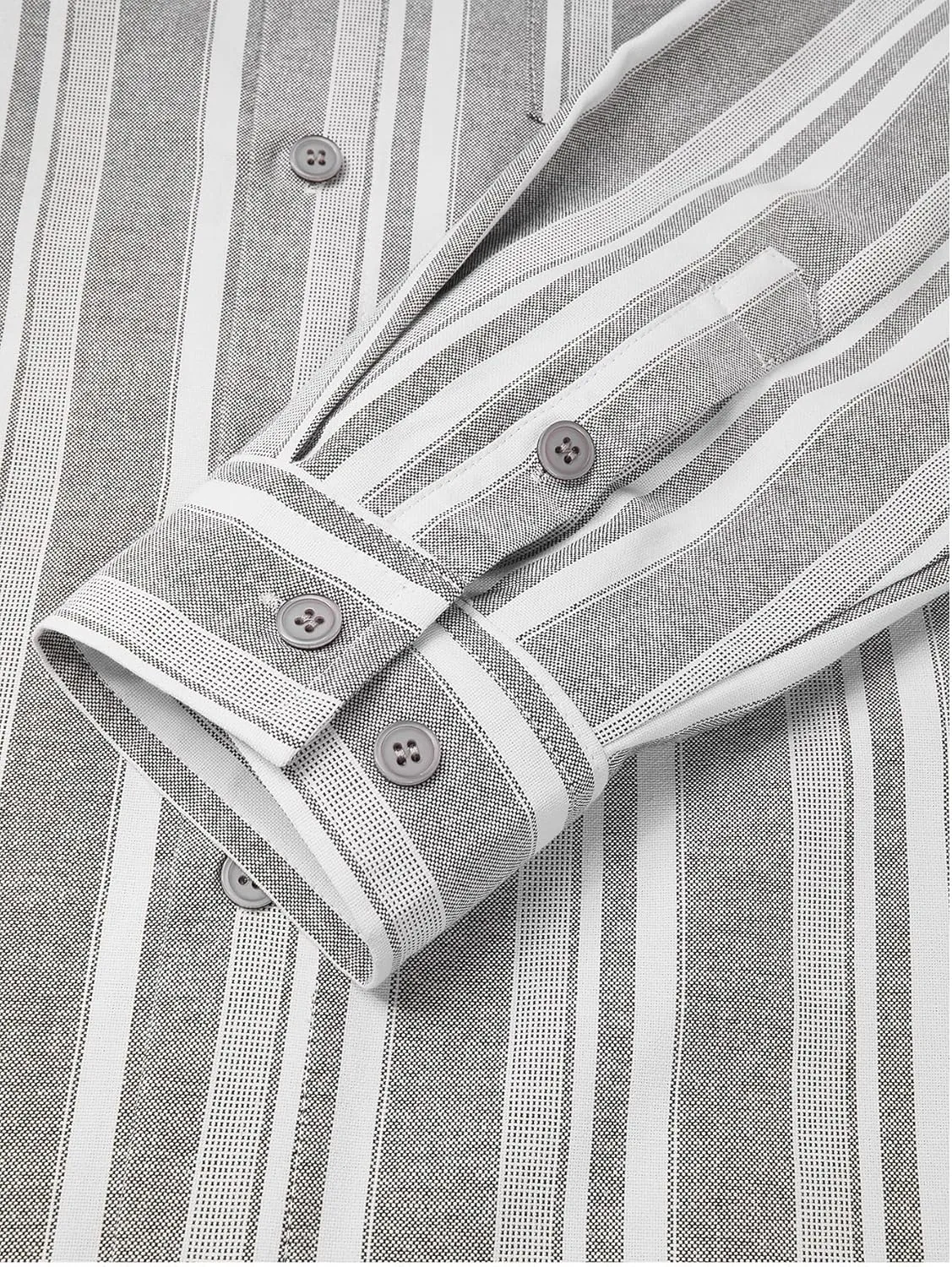 Hardaddy Men's Vertical Striped Dress Shirt Cotton Stripe Button Down Shirt Long Sleeve for Men with Pocket