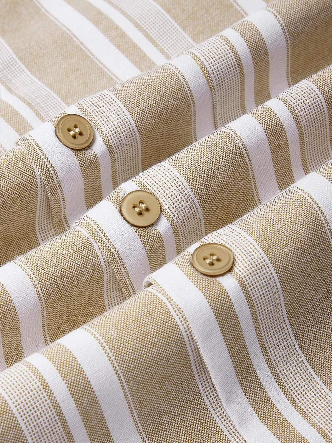 Hardaddy Men's Vertical Striped Dress Shirt Cotton Stripe Button Down Shirt Long Sleeve for Men with Pocket