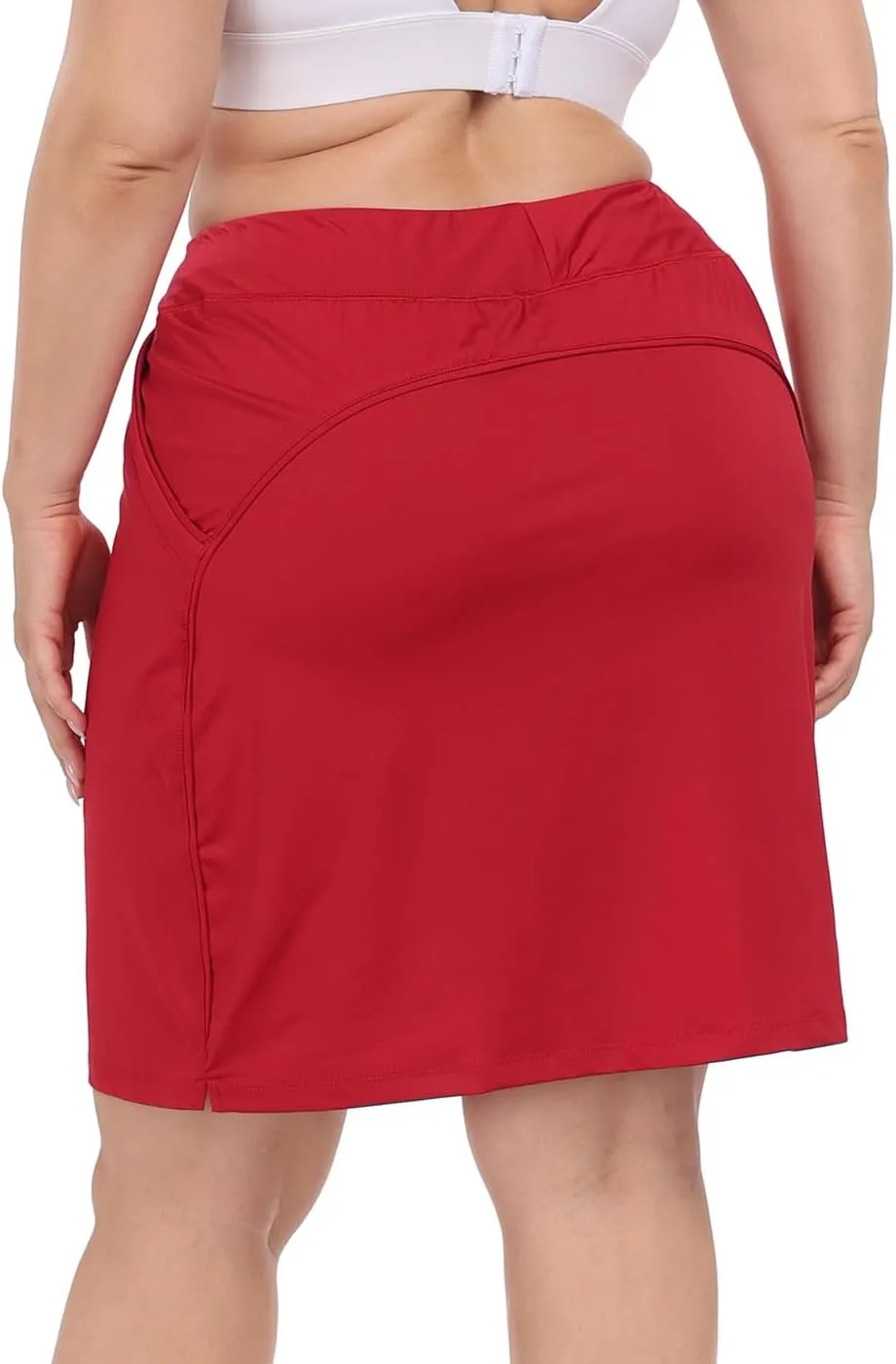 HDE Womens Plus Size Athletic Skort Golf Tennis Skirt with Bike Shorts & Pockets