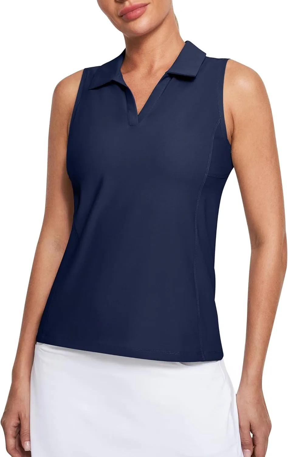 Heathyoga Womens Golf Shirt Golf Tank Tops for Women Polo Tennis Shirts Sleeveless Golf Shirts for Women Quick Dry