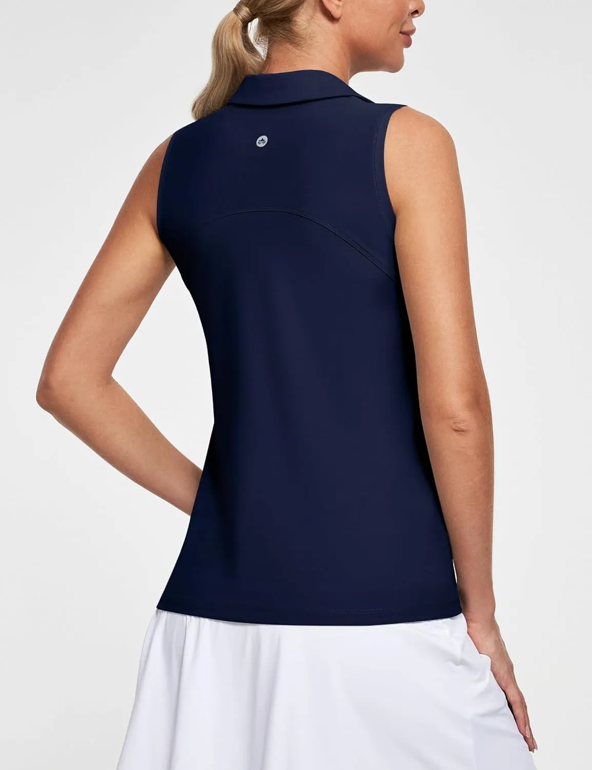 Heathyoga Womens Golf Shirt Golf Tank Tops for Women Polo Tennis Shirts Sleeveless Golf Shirts for Women Quick Dry