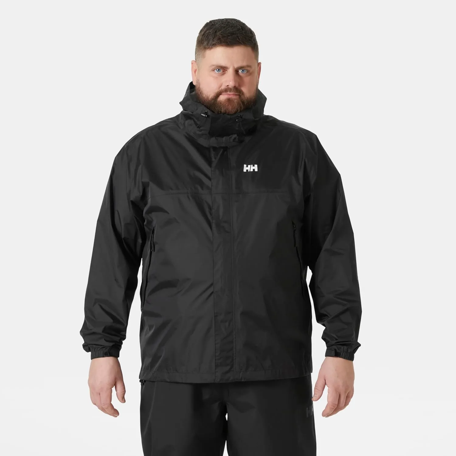Helly-Hansen Men's Loke Waterproof Windproof Breathable Adventure Hiking Rain Jacket with Hood