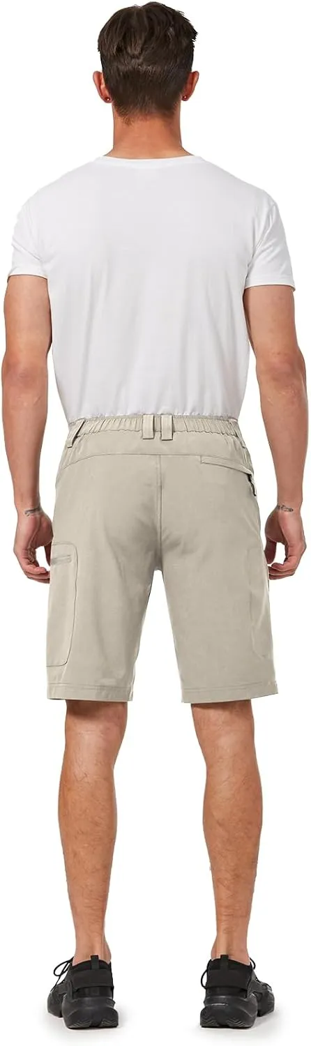 Hiauspor Men's Hiking Cargo Shorts 9"/10" Quick Dry Lightweight Waterproof for Golf Tactical Fishing Casual with 6 Pockets