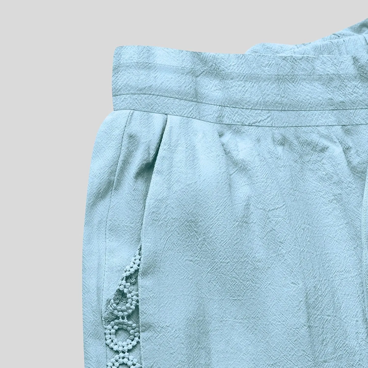 High Waisted Linen Pants for Women Straight Wide Leg Linen Pants for Women Dressy Flowy Beach Pants Trousers